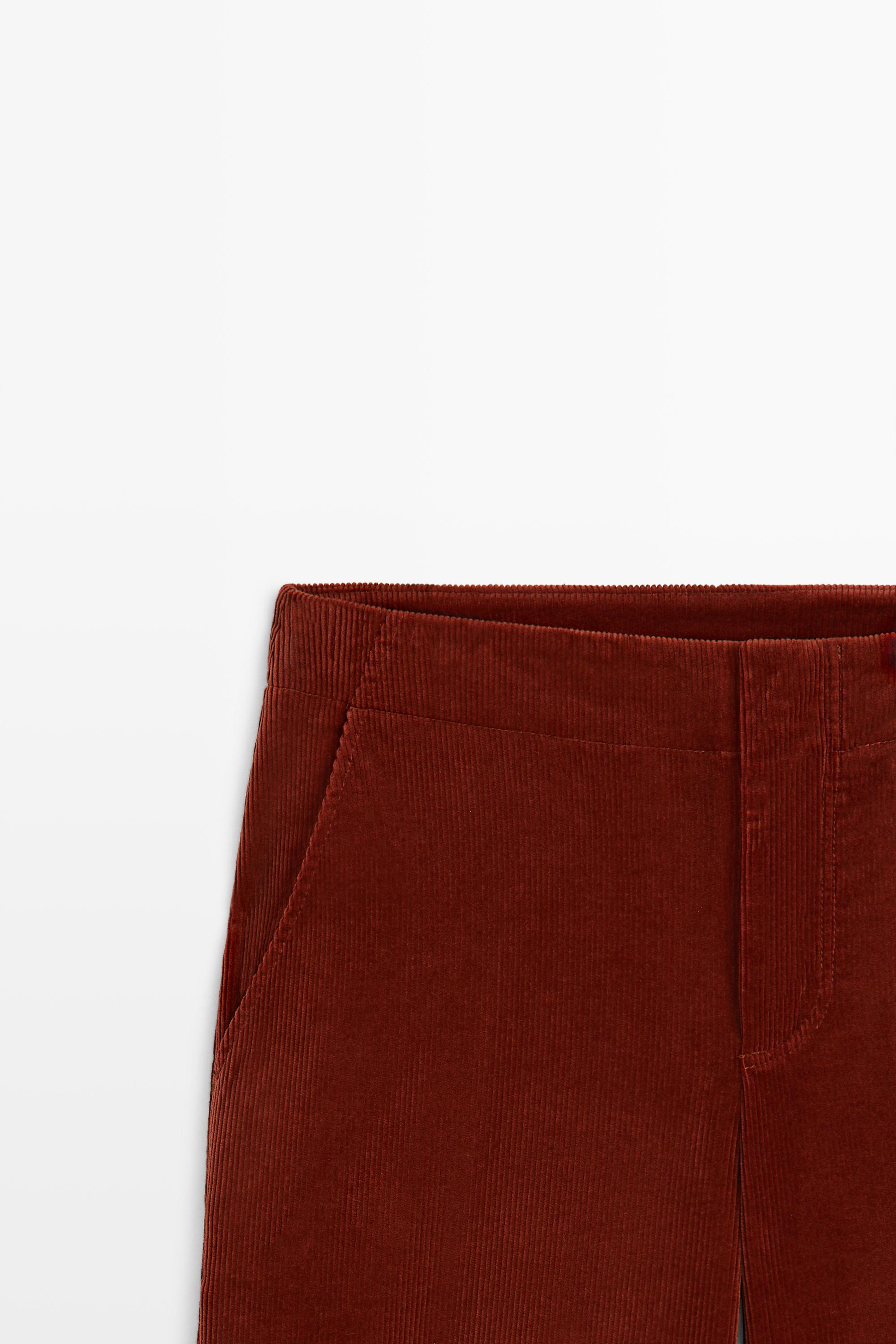 Corduroy palazzo pants - thumbnail 4