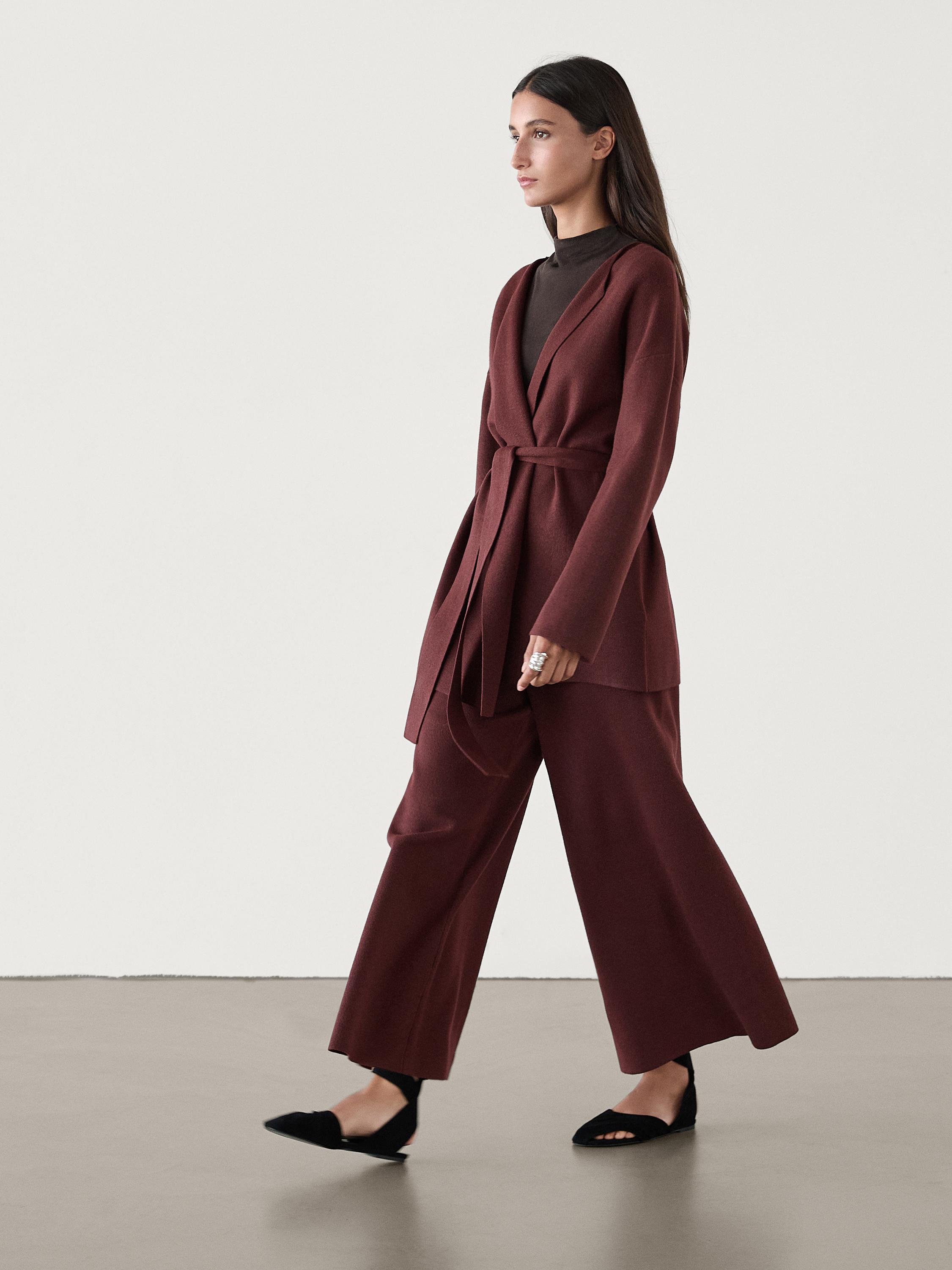 Cropped co-ord trousers