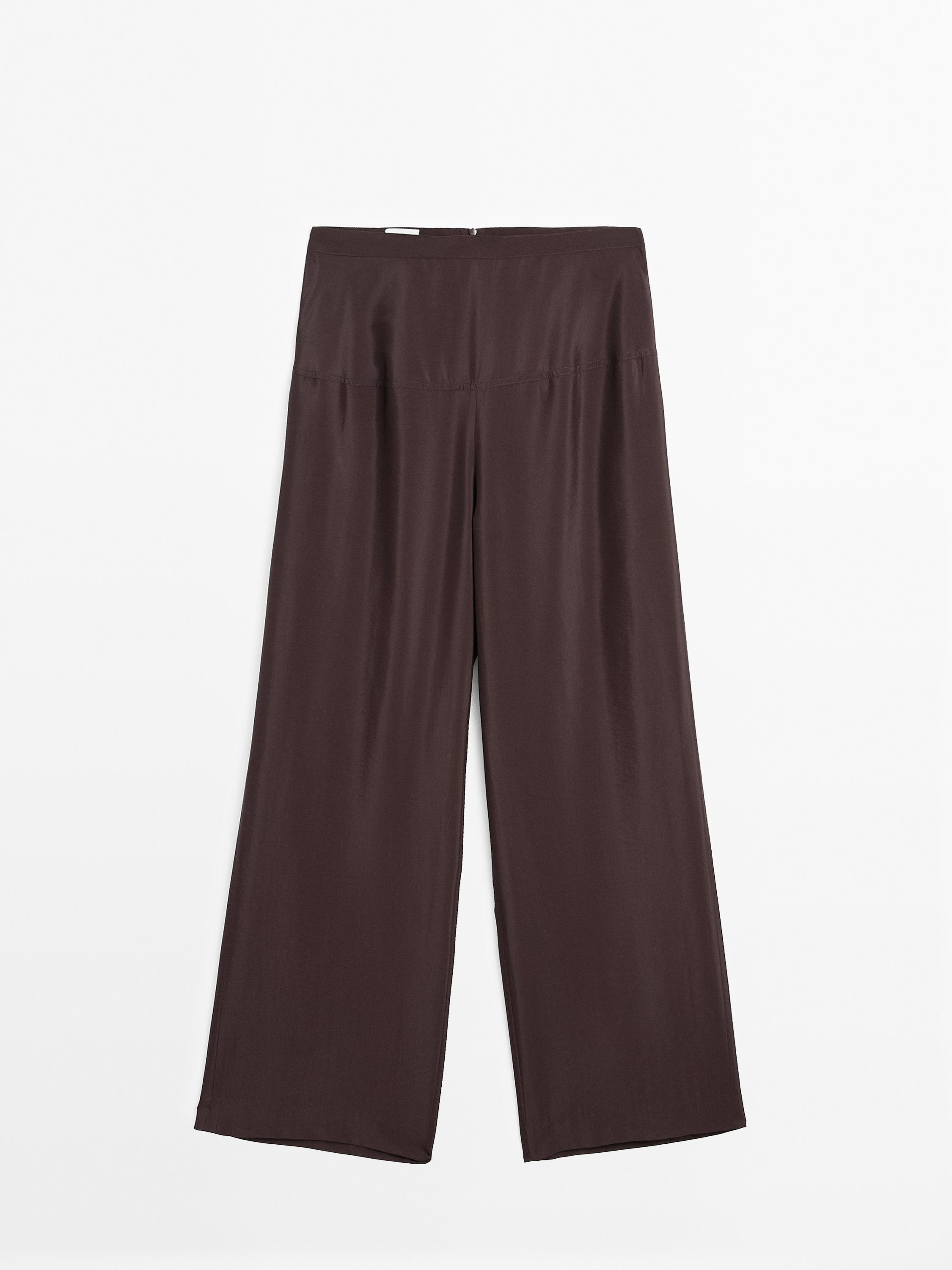 Fließende Hose in Satinoptik - Limited Edition
