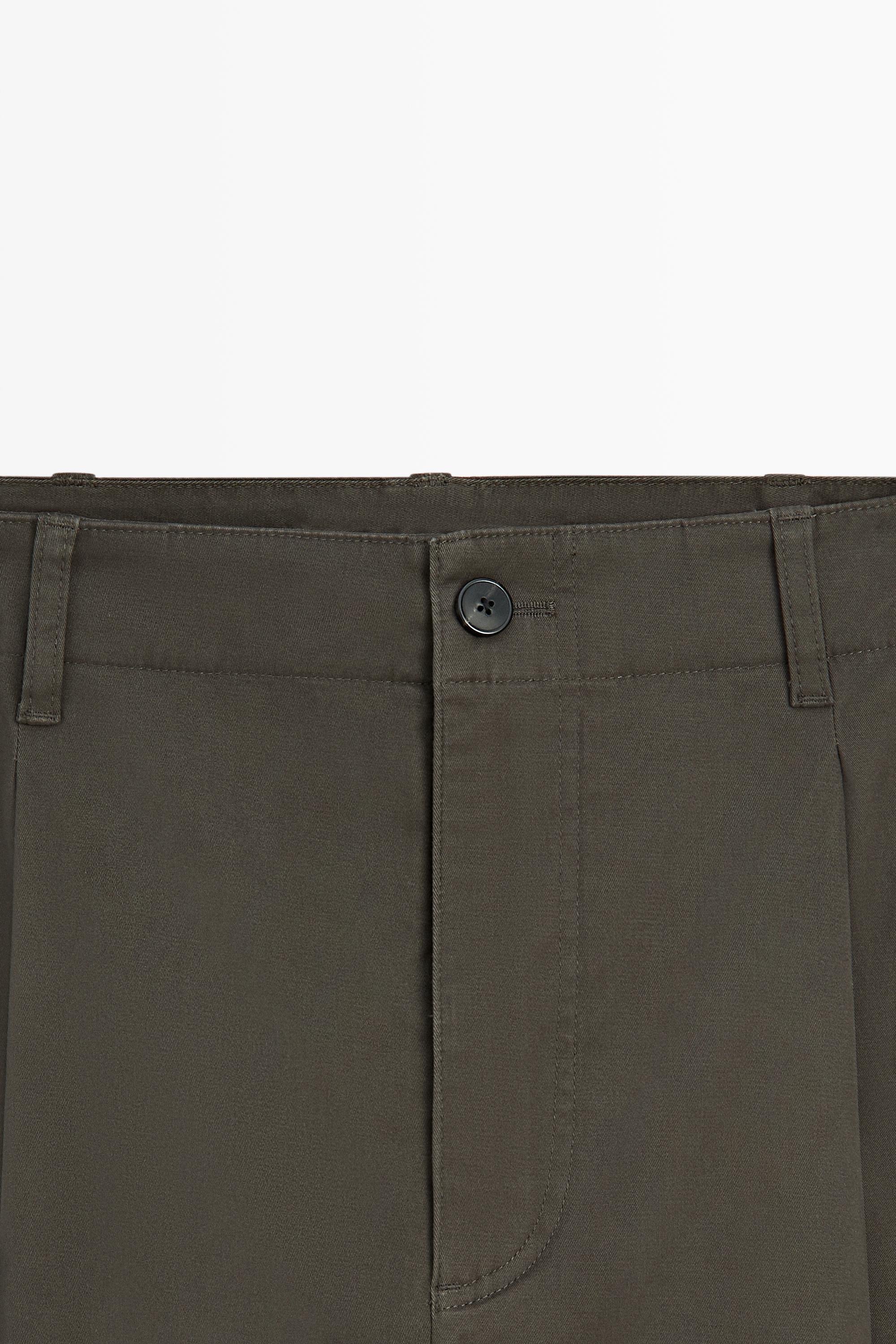 Pleated barrel fit pants - thumbnail 10
