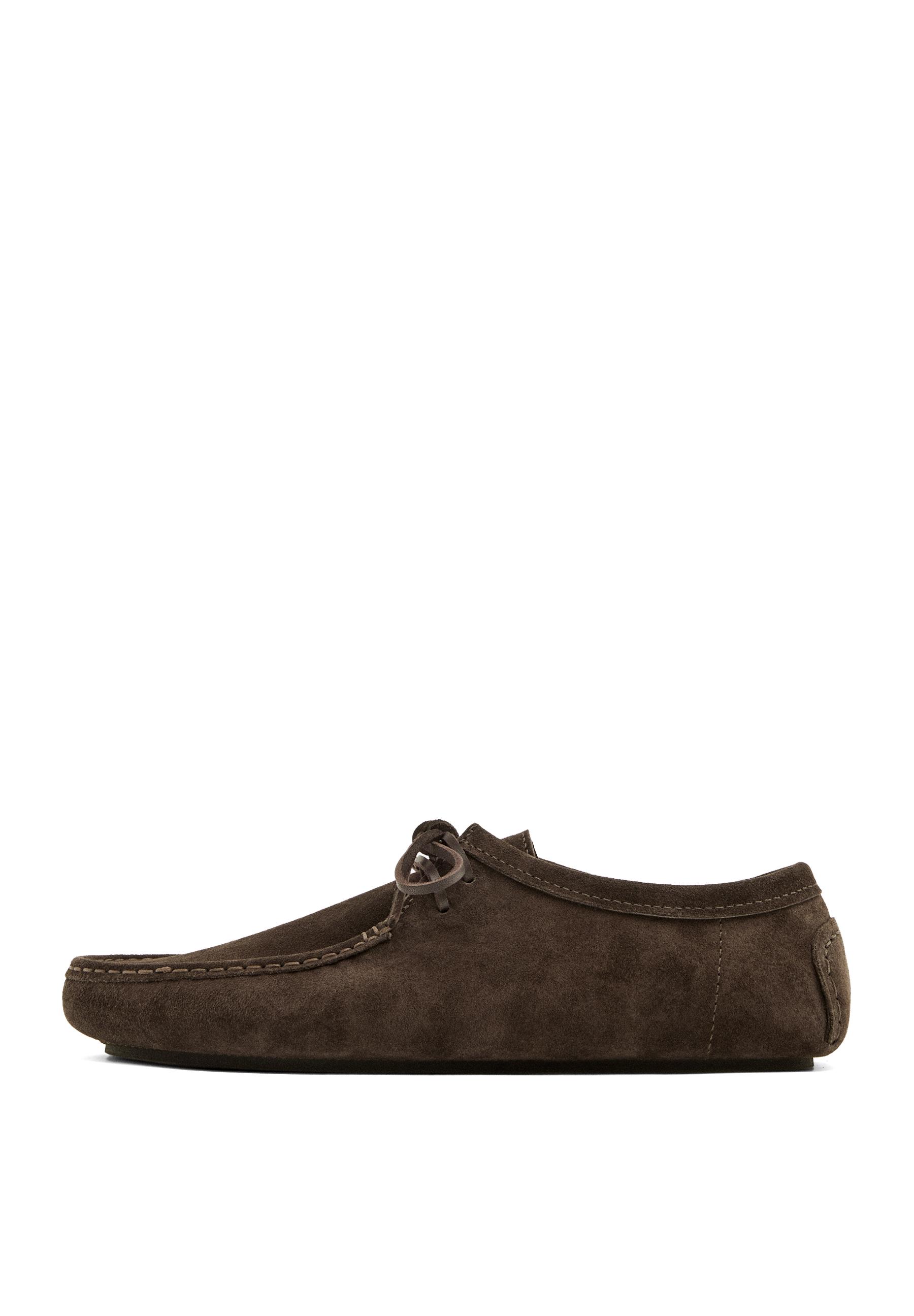 Soft split leather shoes - Limited Edition — BROWN