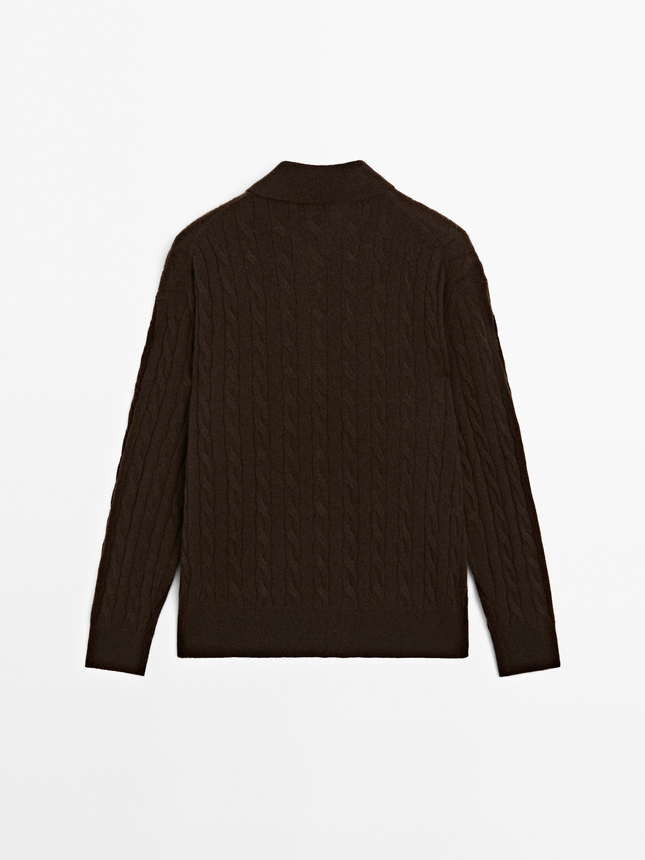 Jersey cuello polo 100% cashmere