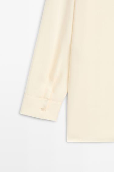 Flowing shirt with button details — CREAM 7