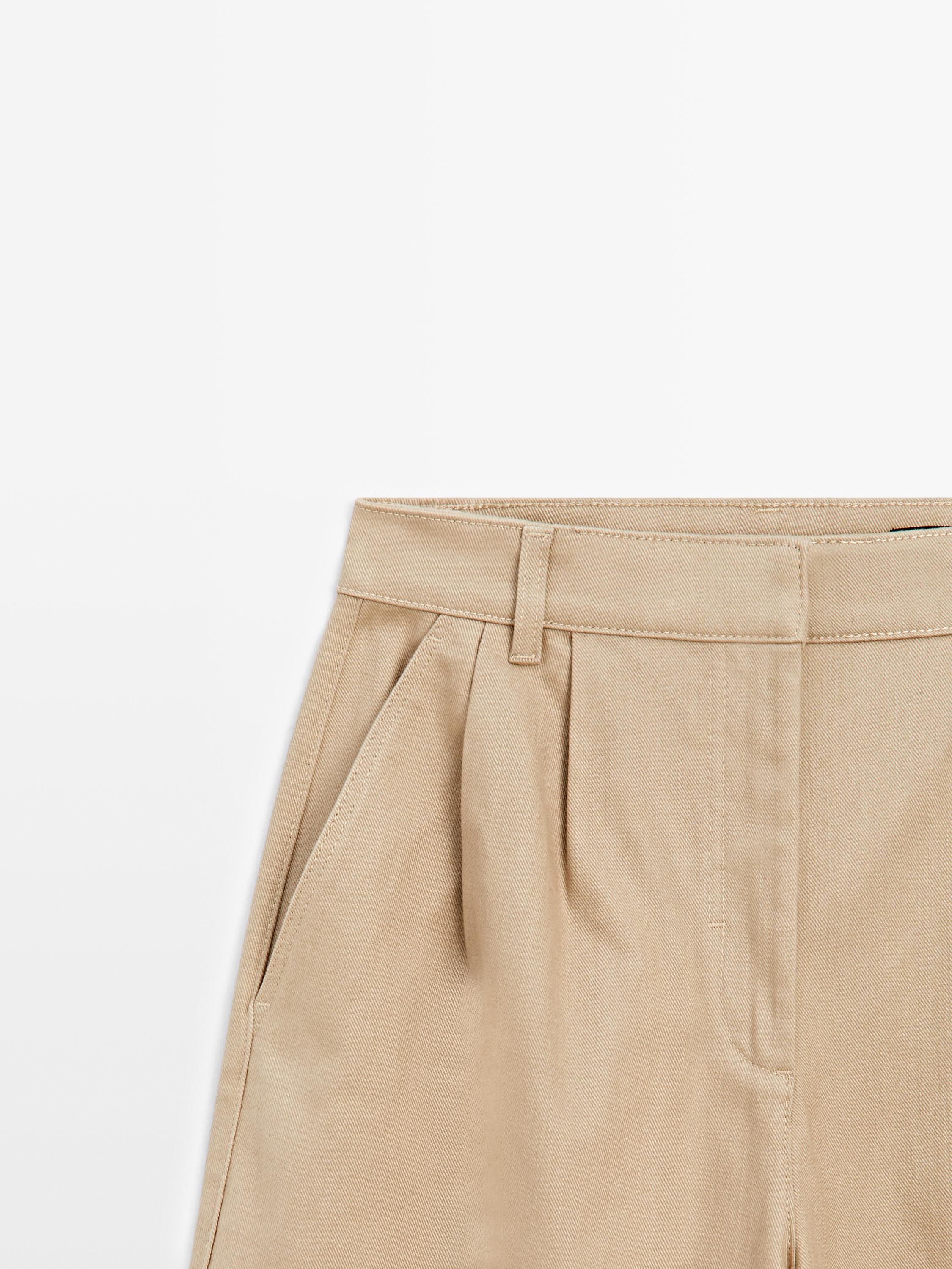 Pantalon large à pinces