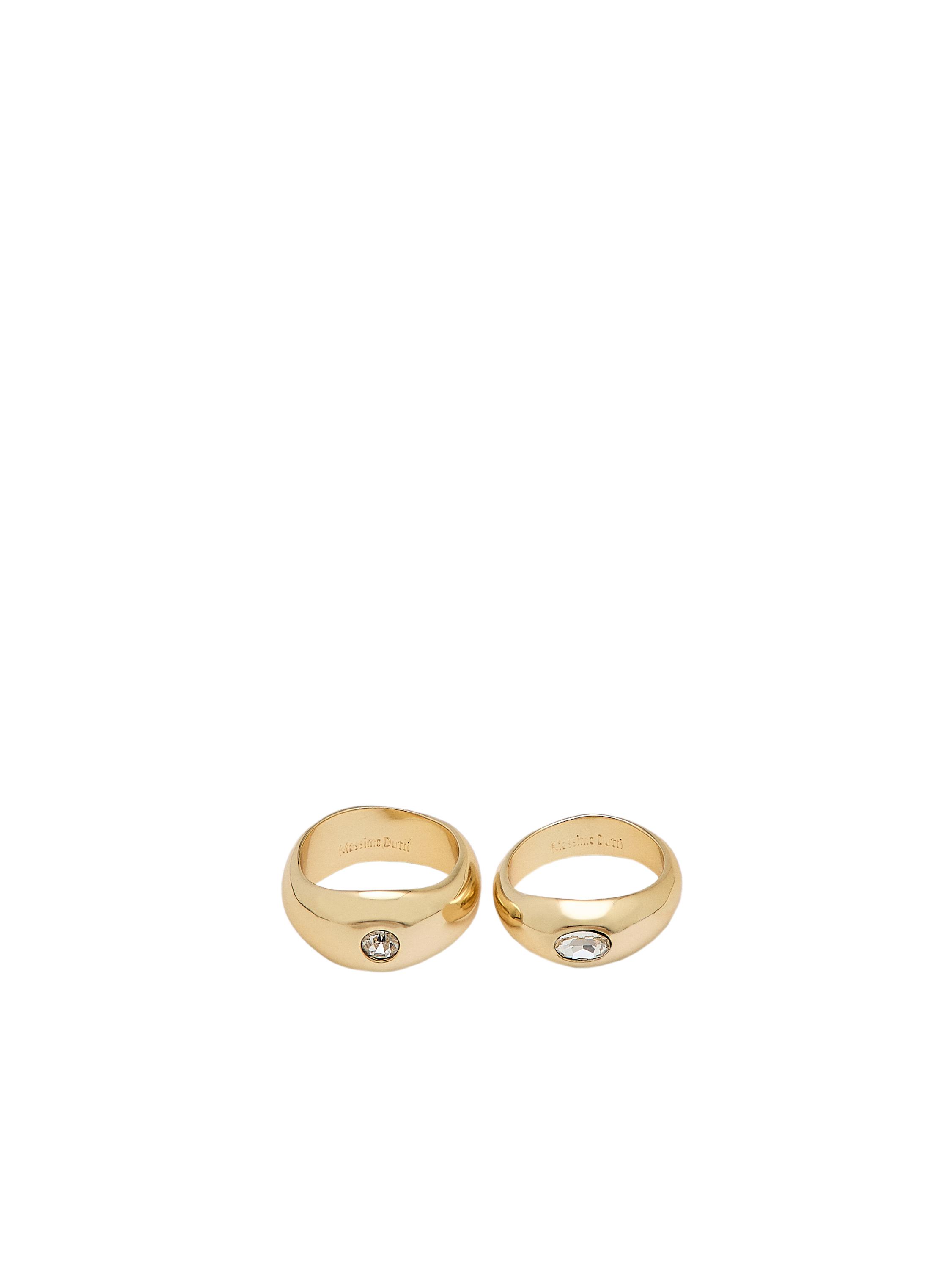 ★ Massimo Dutti★ Ring and round piece details 04604603303 Ring with round pieces · Golden, Silver · Accessories