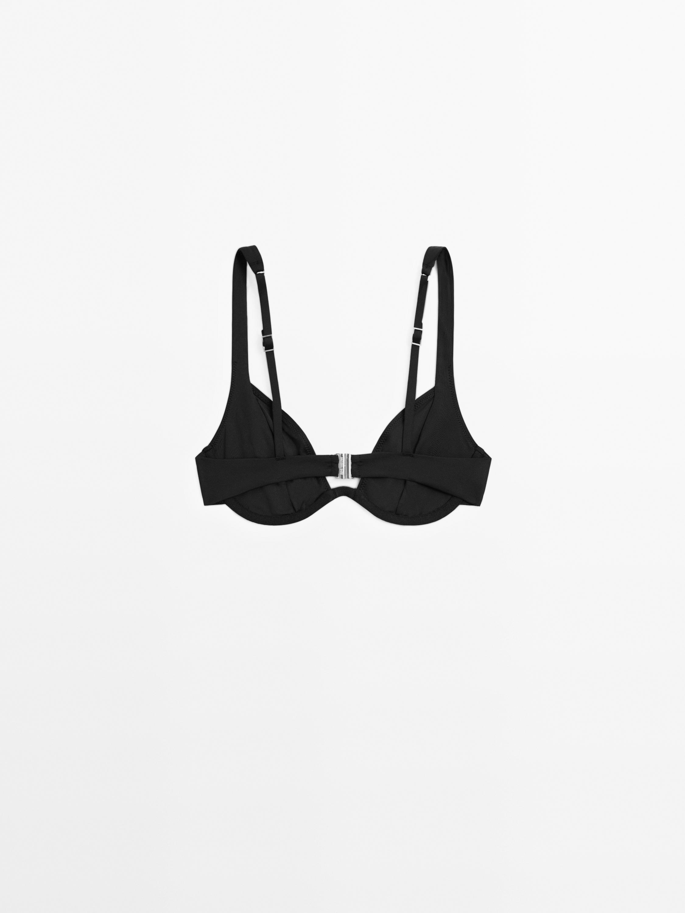Bikini top with underwire