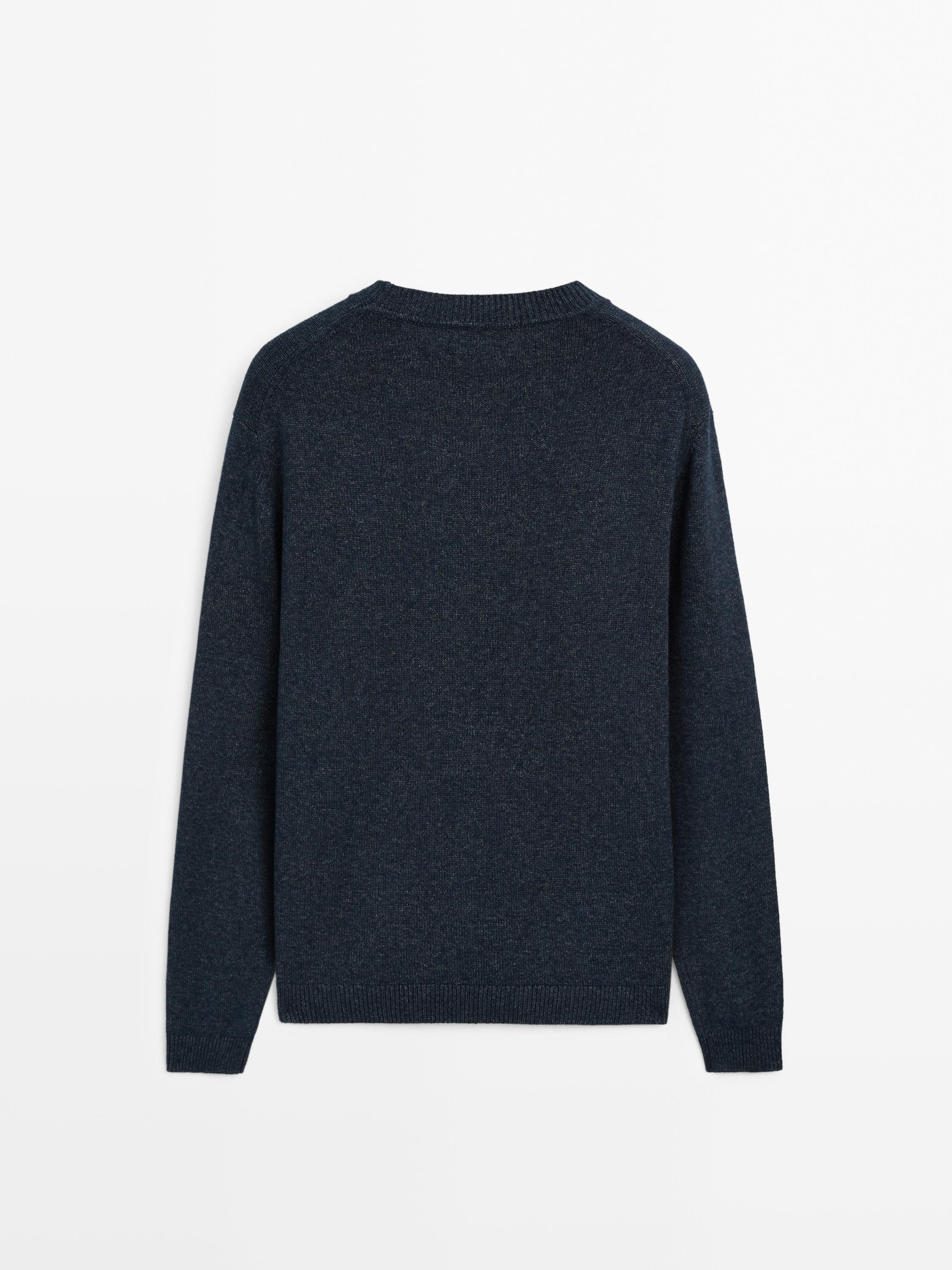 100% cotton knit sweater