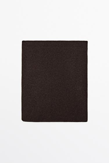 100% Cashmere Scarf — BROWN 2