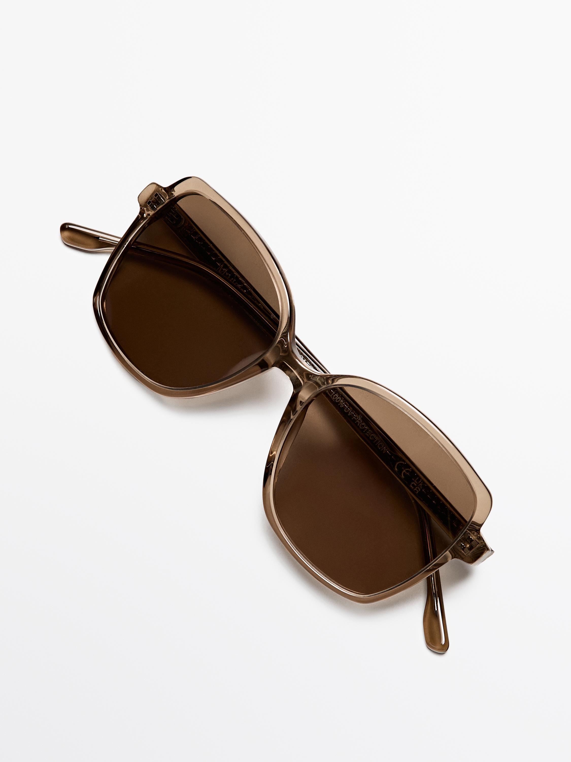 Square sunglasses — Caramel