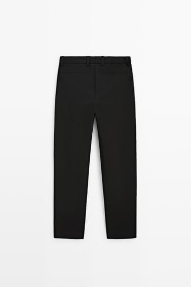 Regular-fit technical pants — BLACK 6