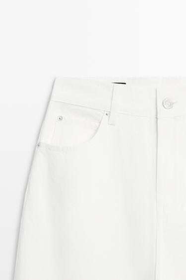 High-waist wide-leg jeans — Off white 4