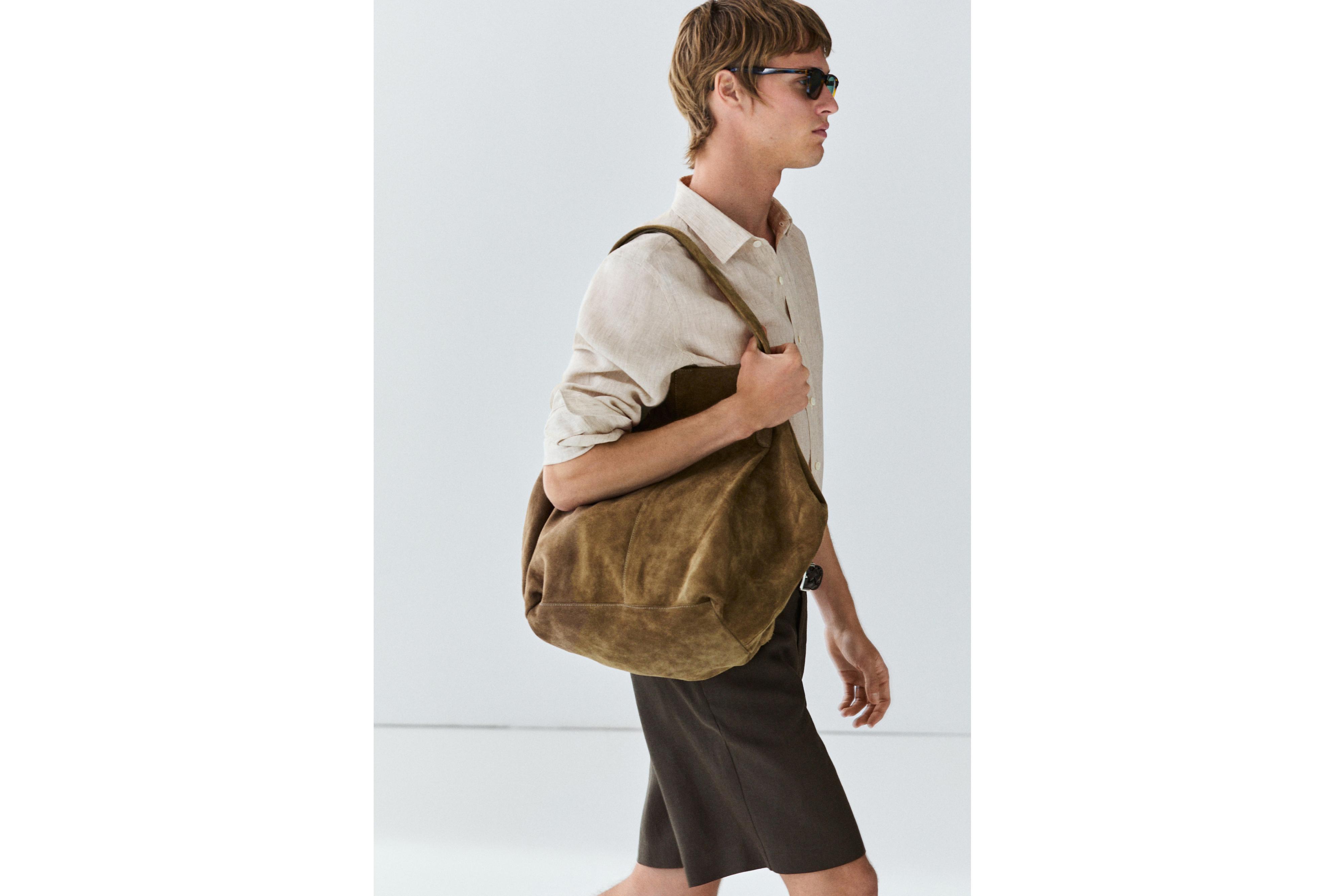 100% linen short Bermuda shorts — DARK GREEN