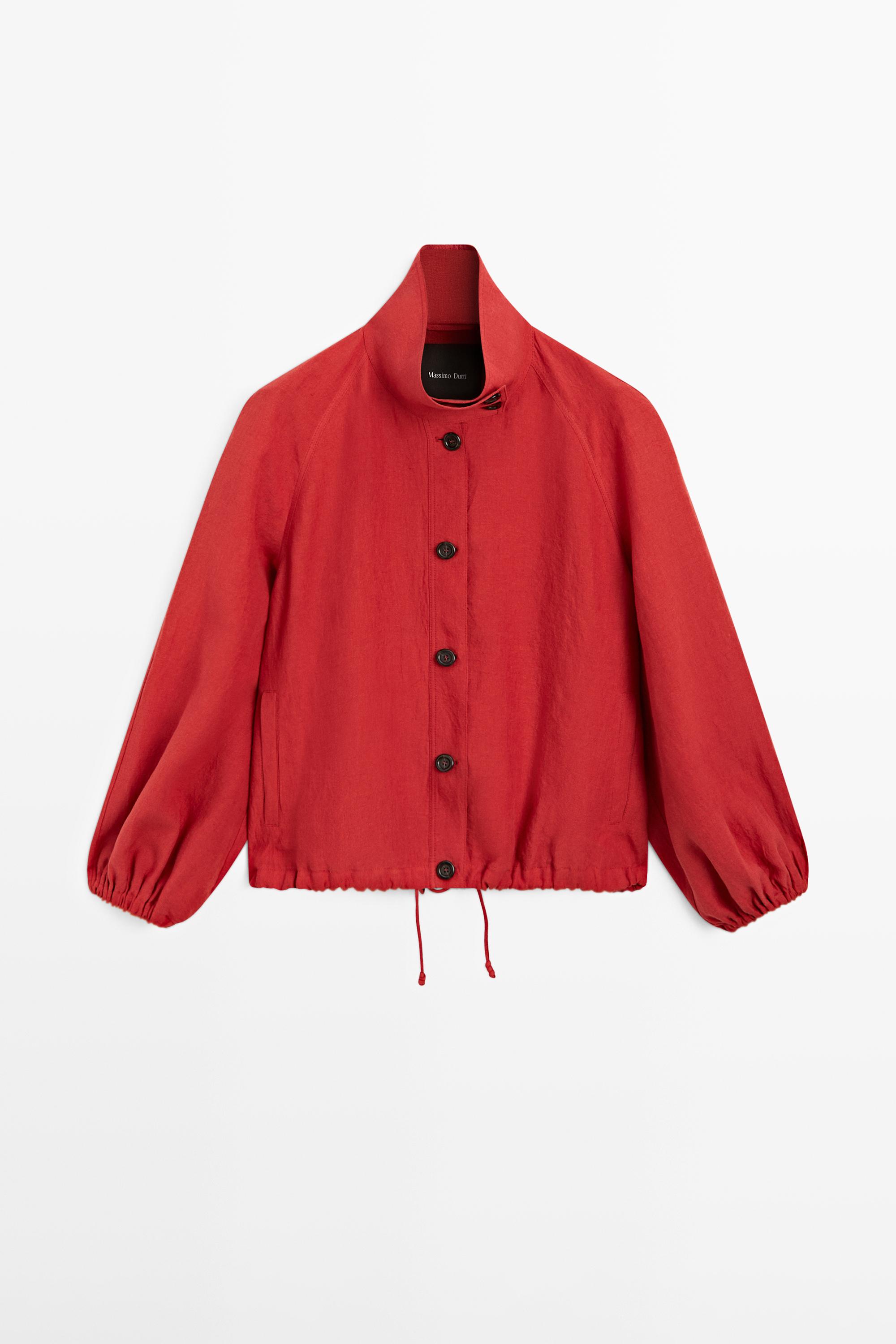 სელის მოცულობითი ბომბერ ქურთუკი