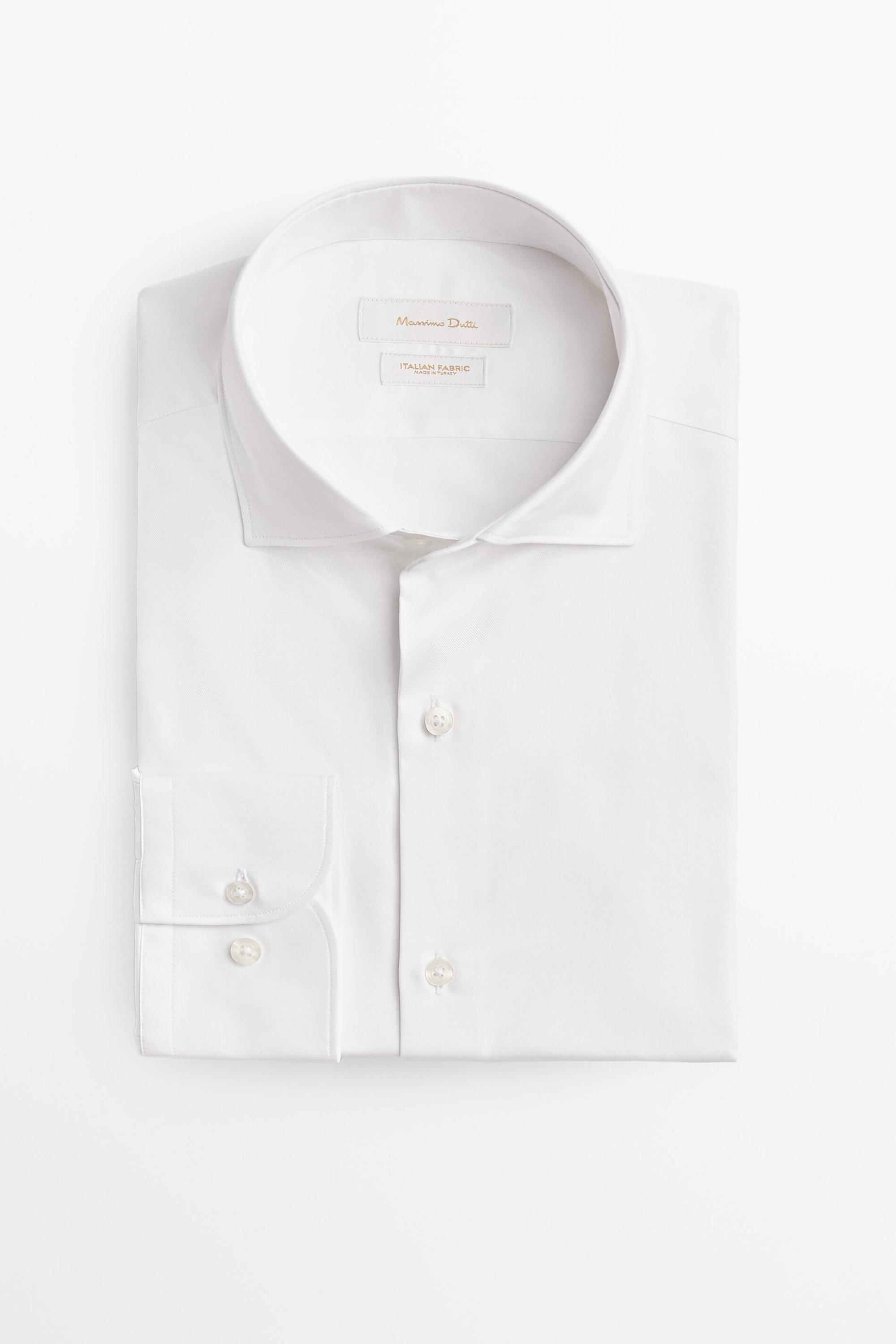 Slim-Fit-Hemd aus 100 % Baumwolle