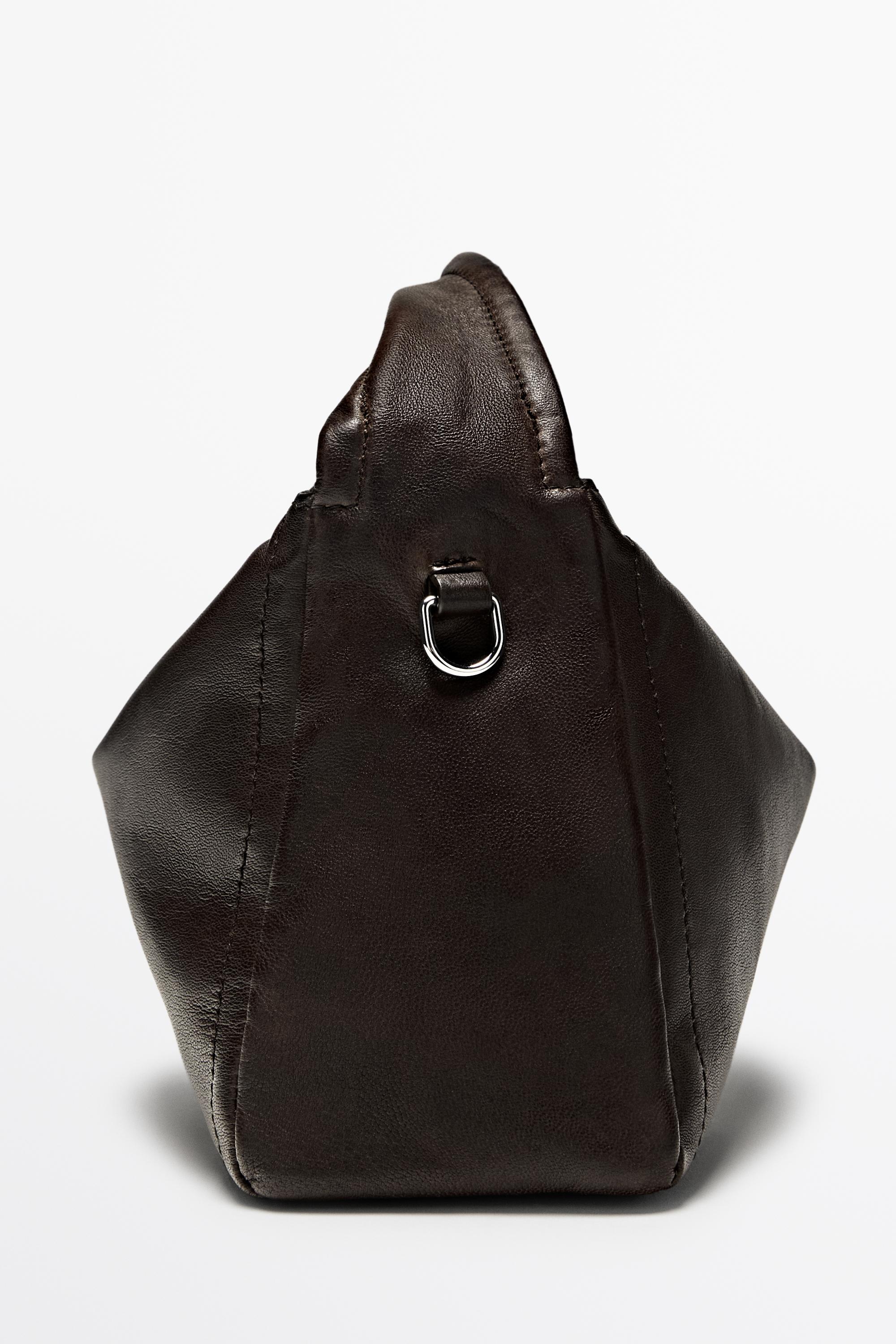 Nappa leather crossbody bag — LEATHER