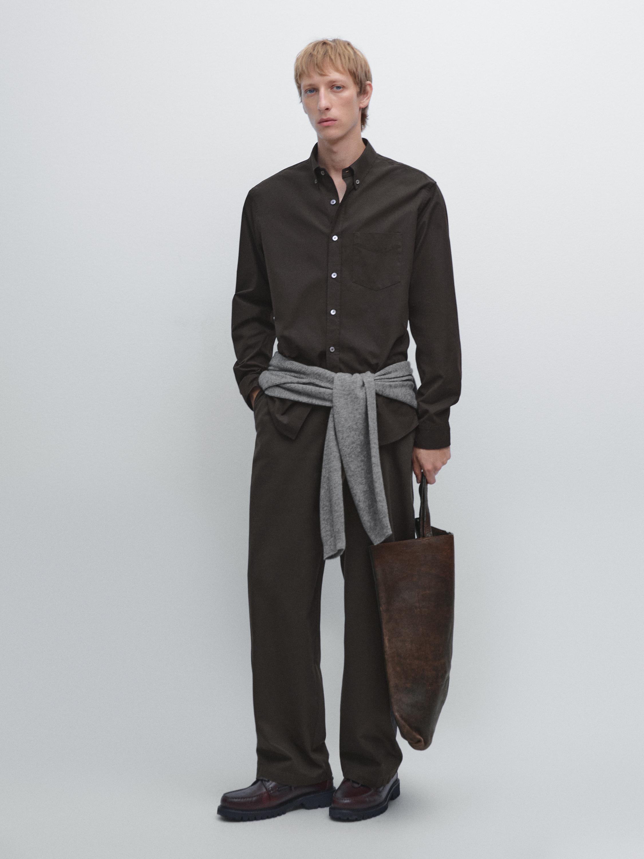 Camisa bolsillo regular fit