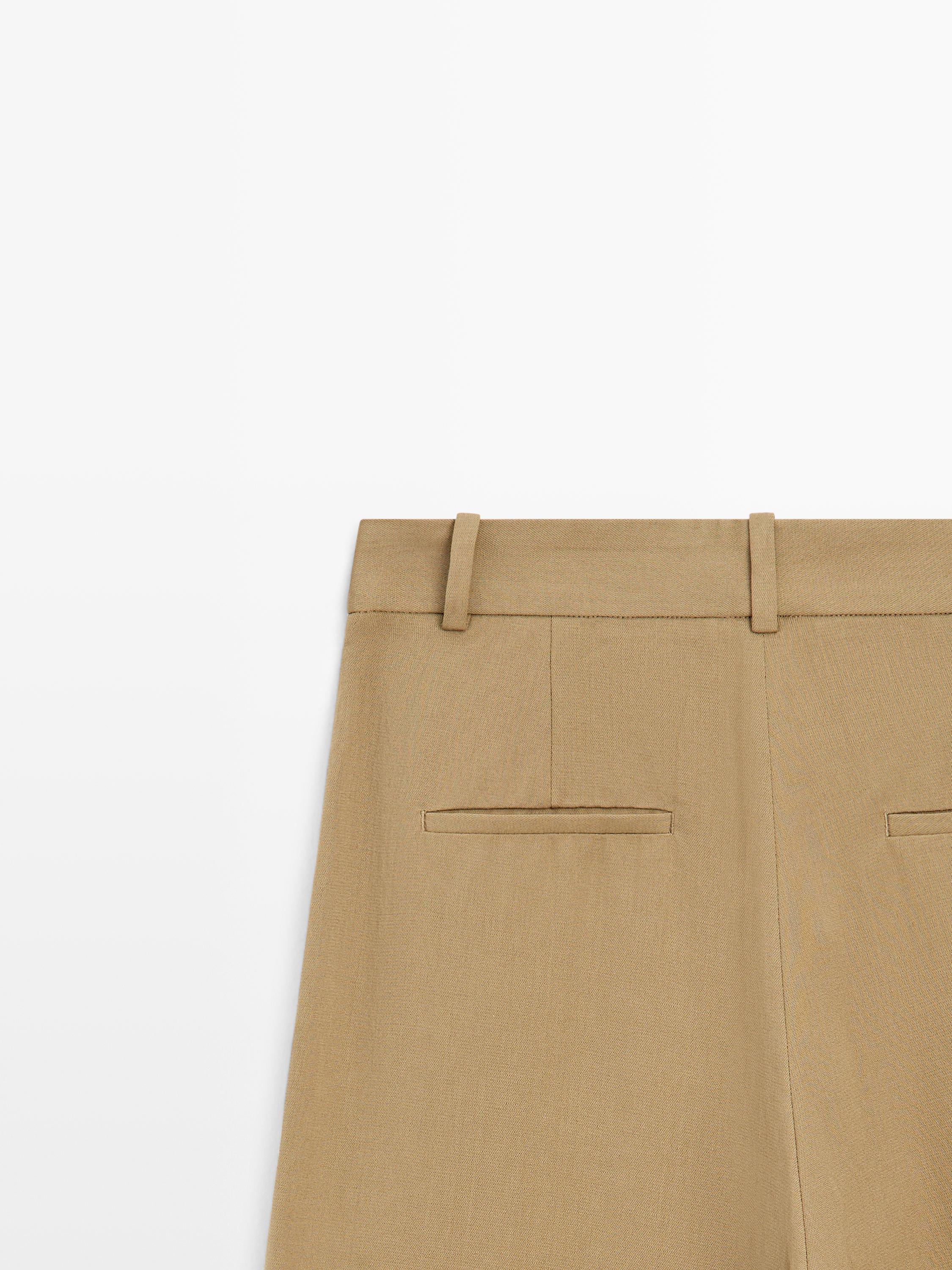 Flowing pareo trousers — BEIGE