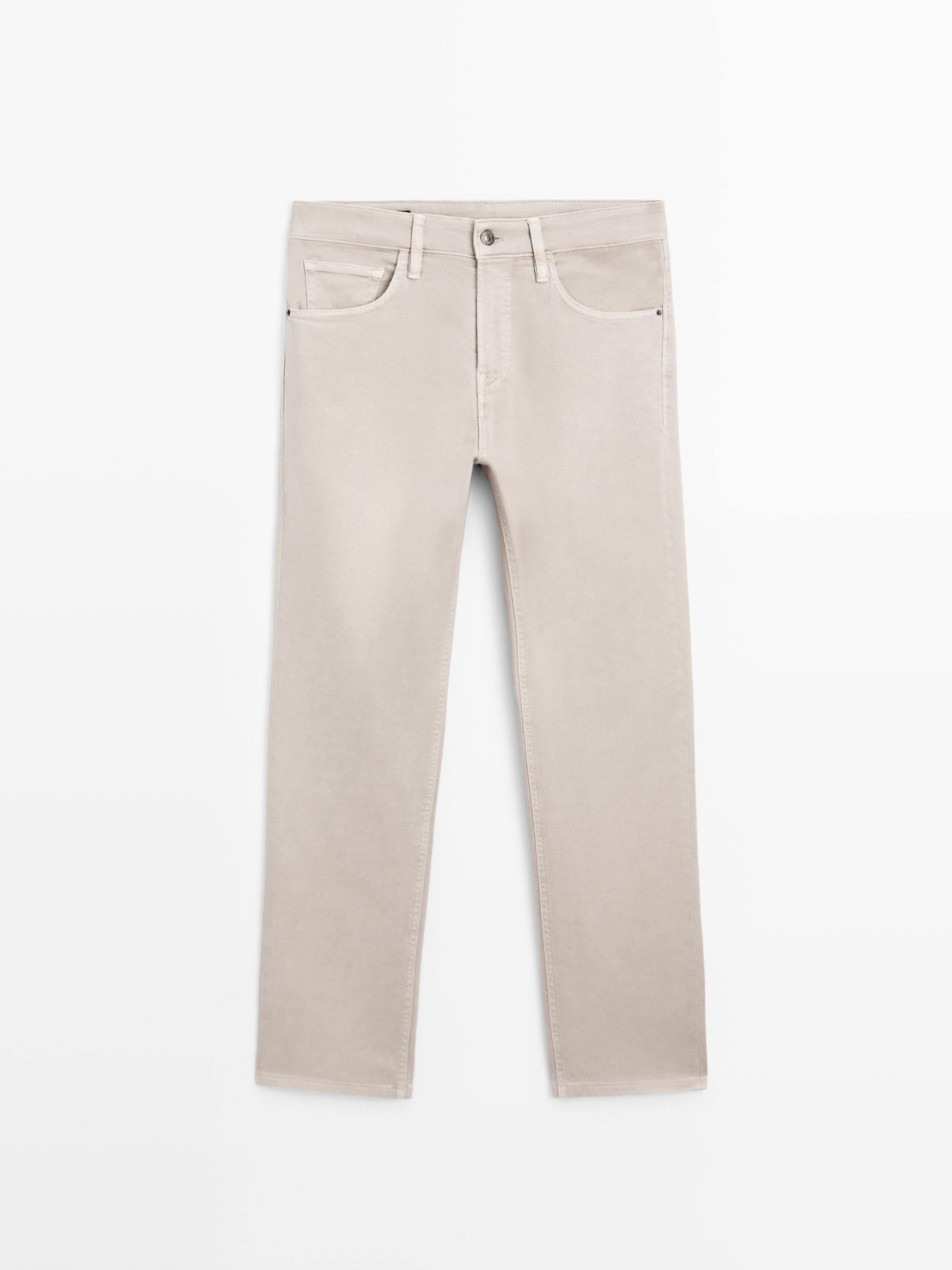 Tapered fit jeans — STONE