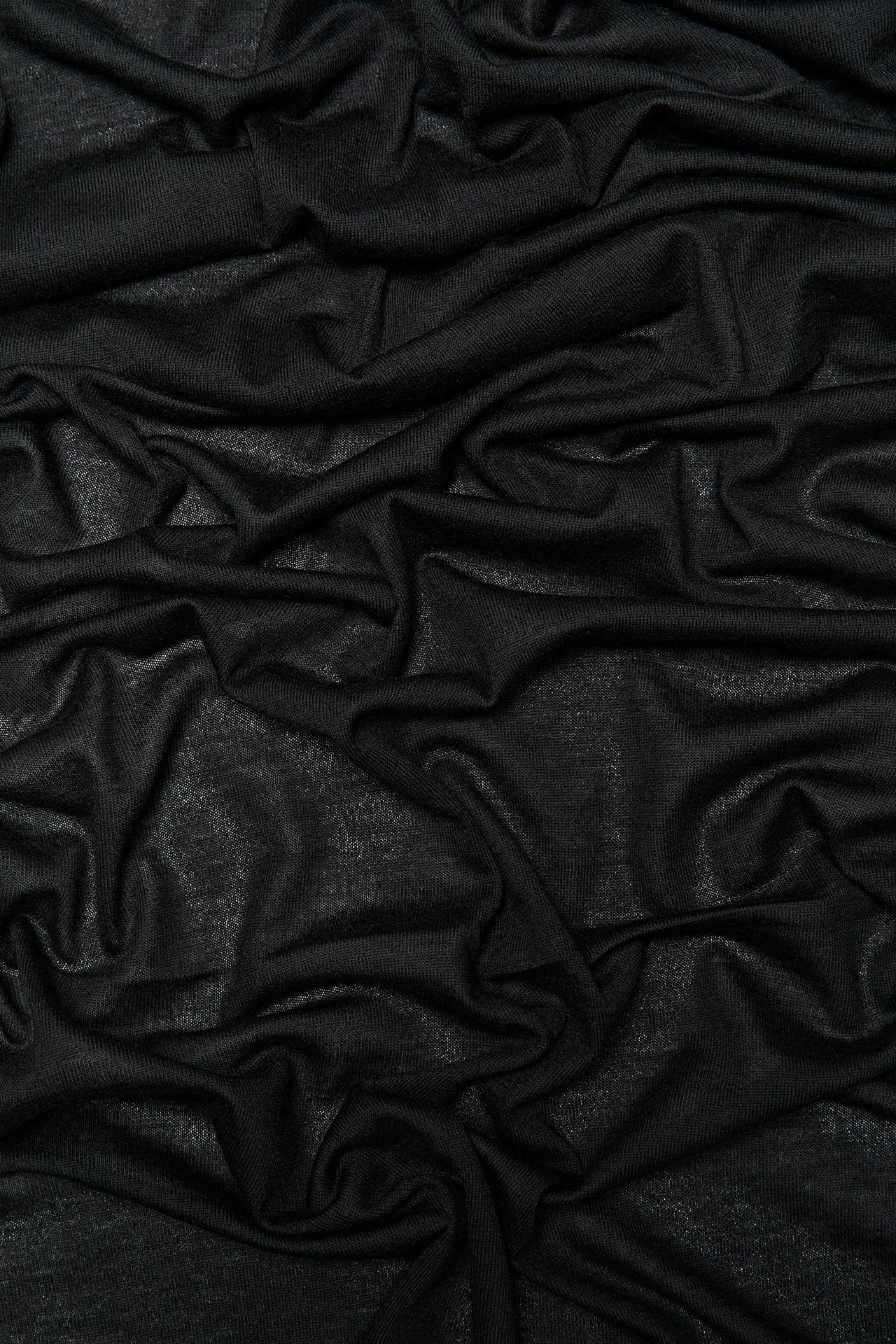 Fine 100% Cashmere Scarf - LIMITED EDITION — BLACK