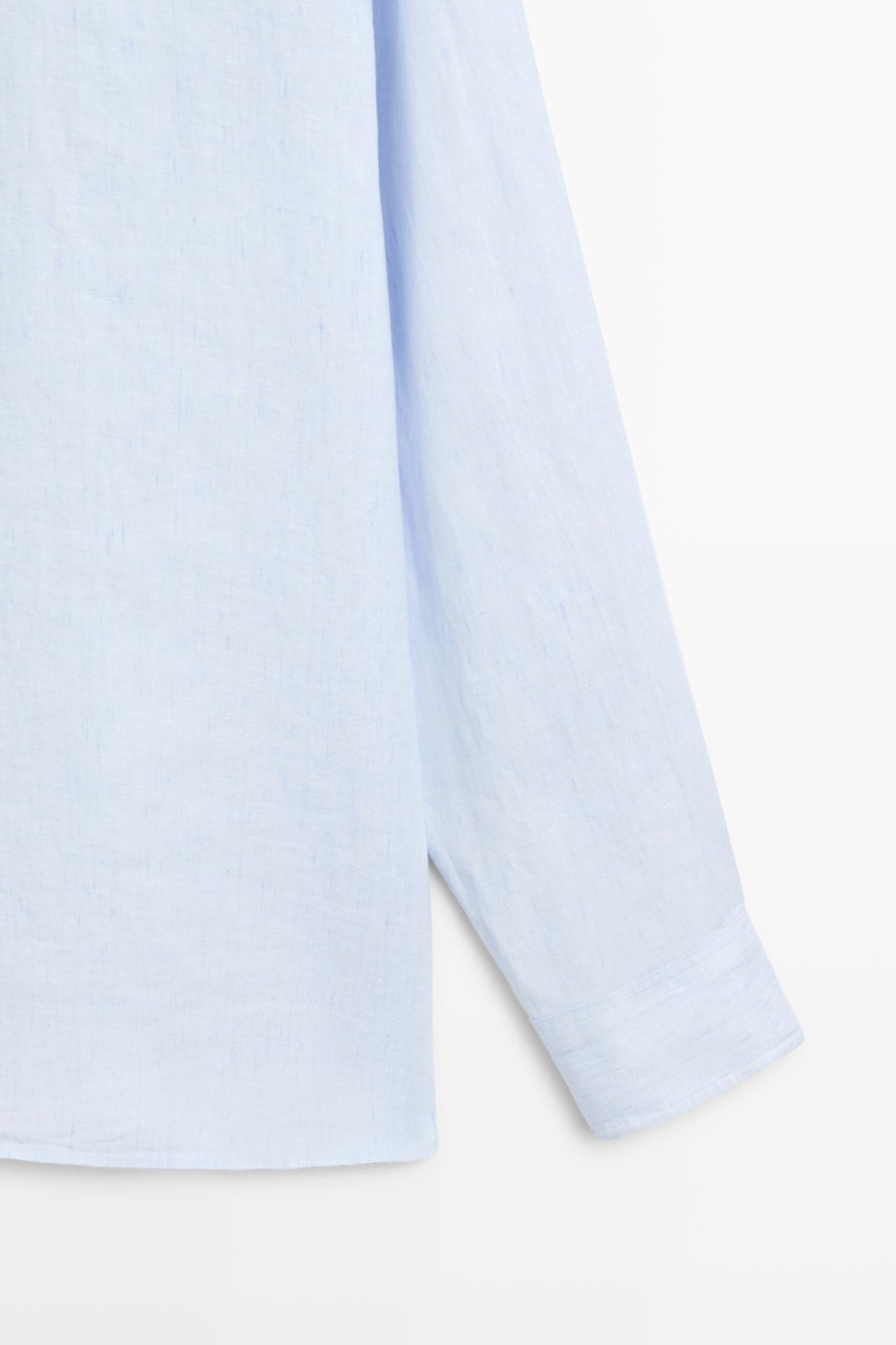 100% linen shirt — Sky blue