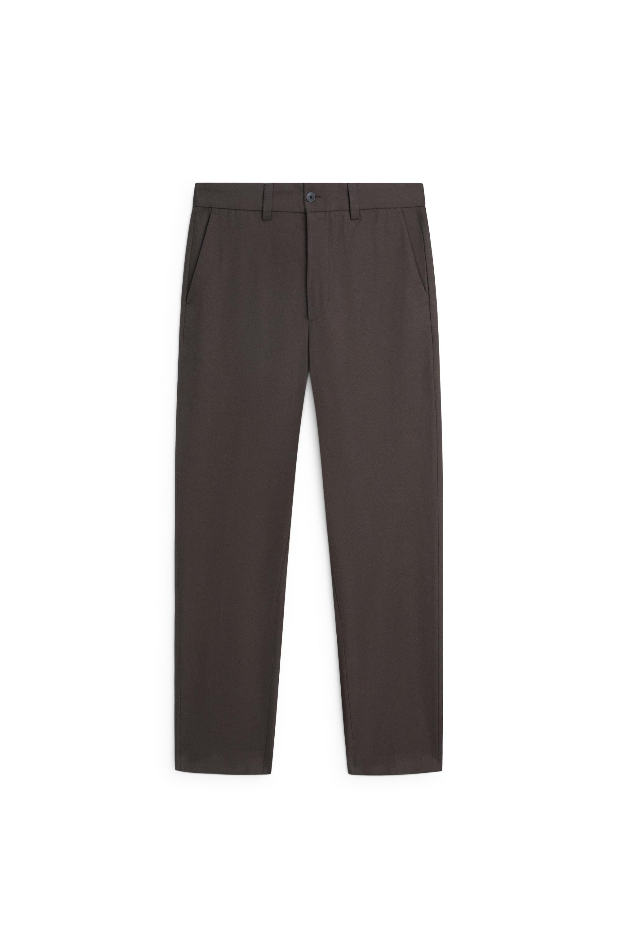 Massimo Dutti %100 cool wool total look pantolon görsel 3