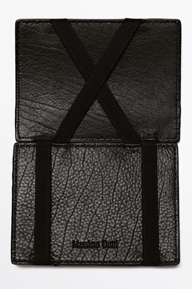 Nappa leather "magic" wallet — BLACK 3