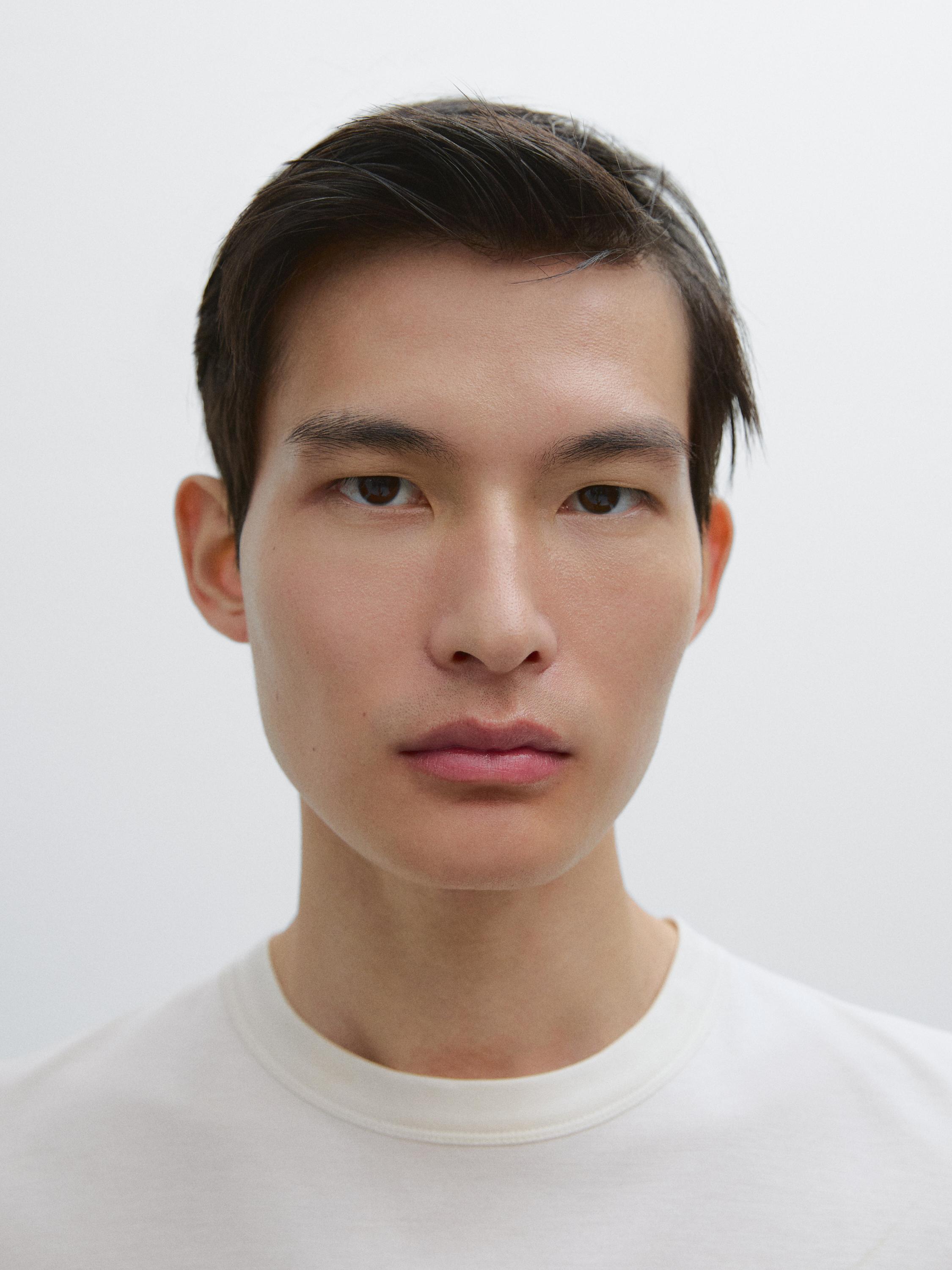 Maglietta a maniche corte in misto cotone