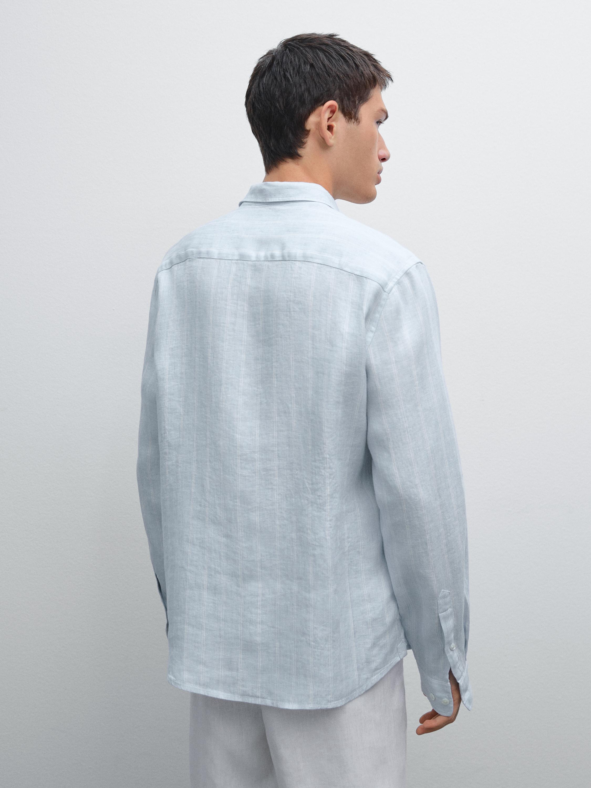 Camisa doble raya regular fit