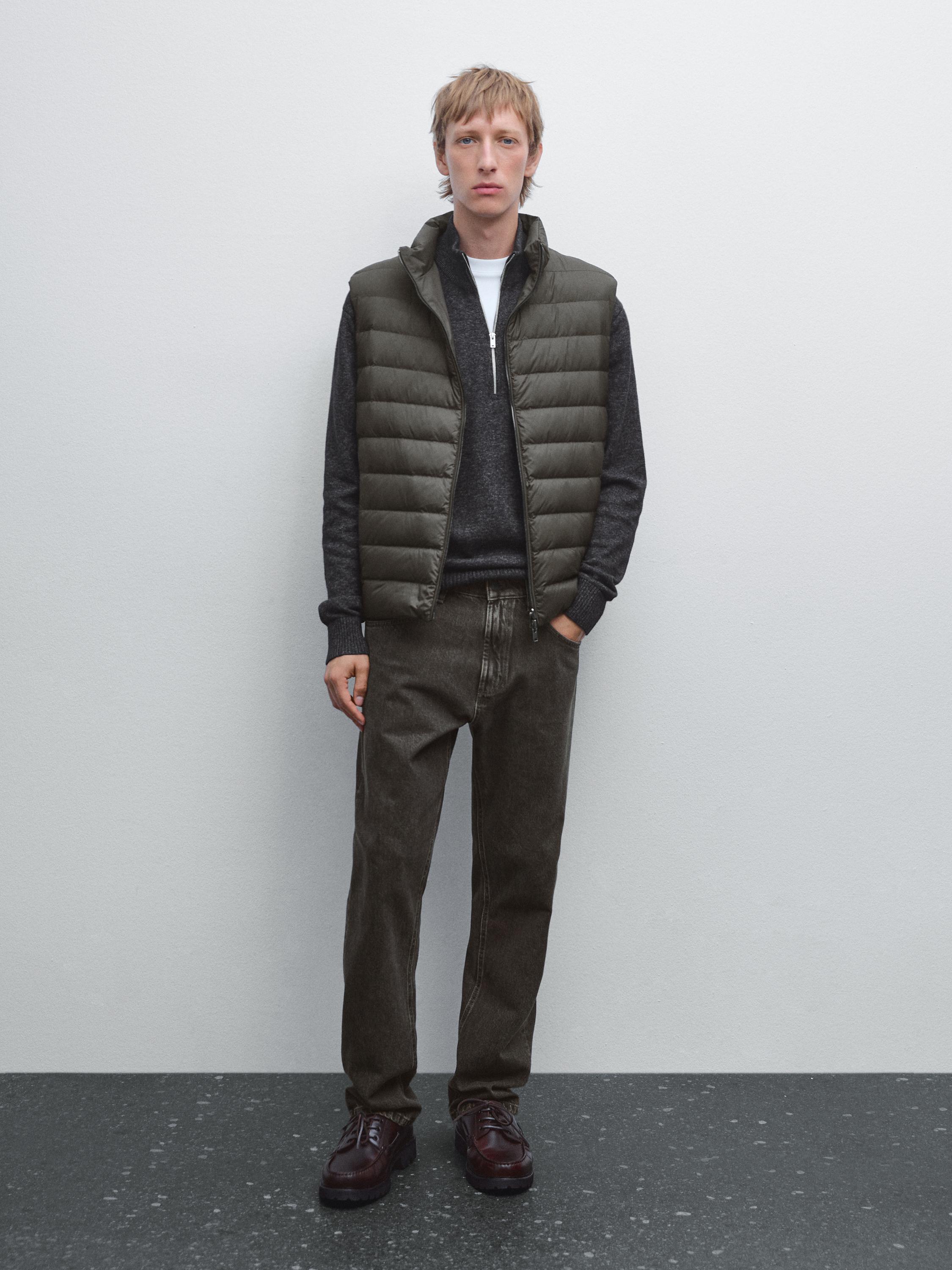 Water-repellent reversible gilet