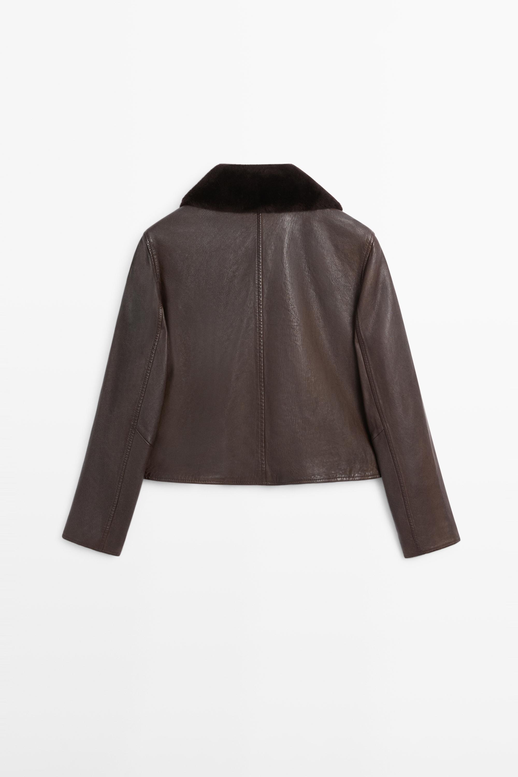 Women's Leather Jackets - Massimo Dutti - US