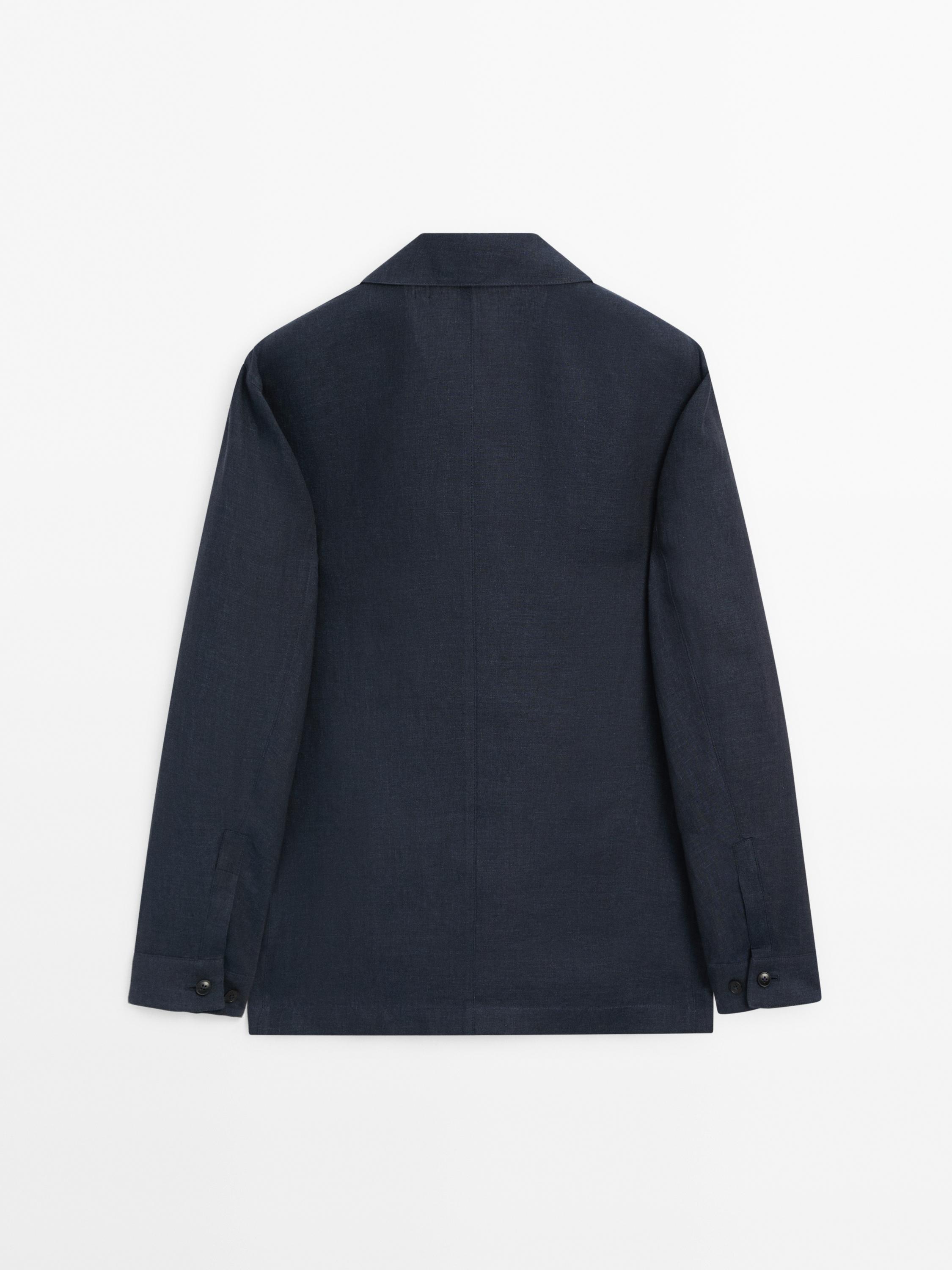 100% linen overshirt
