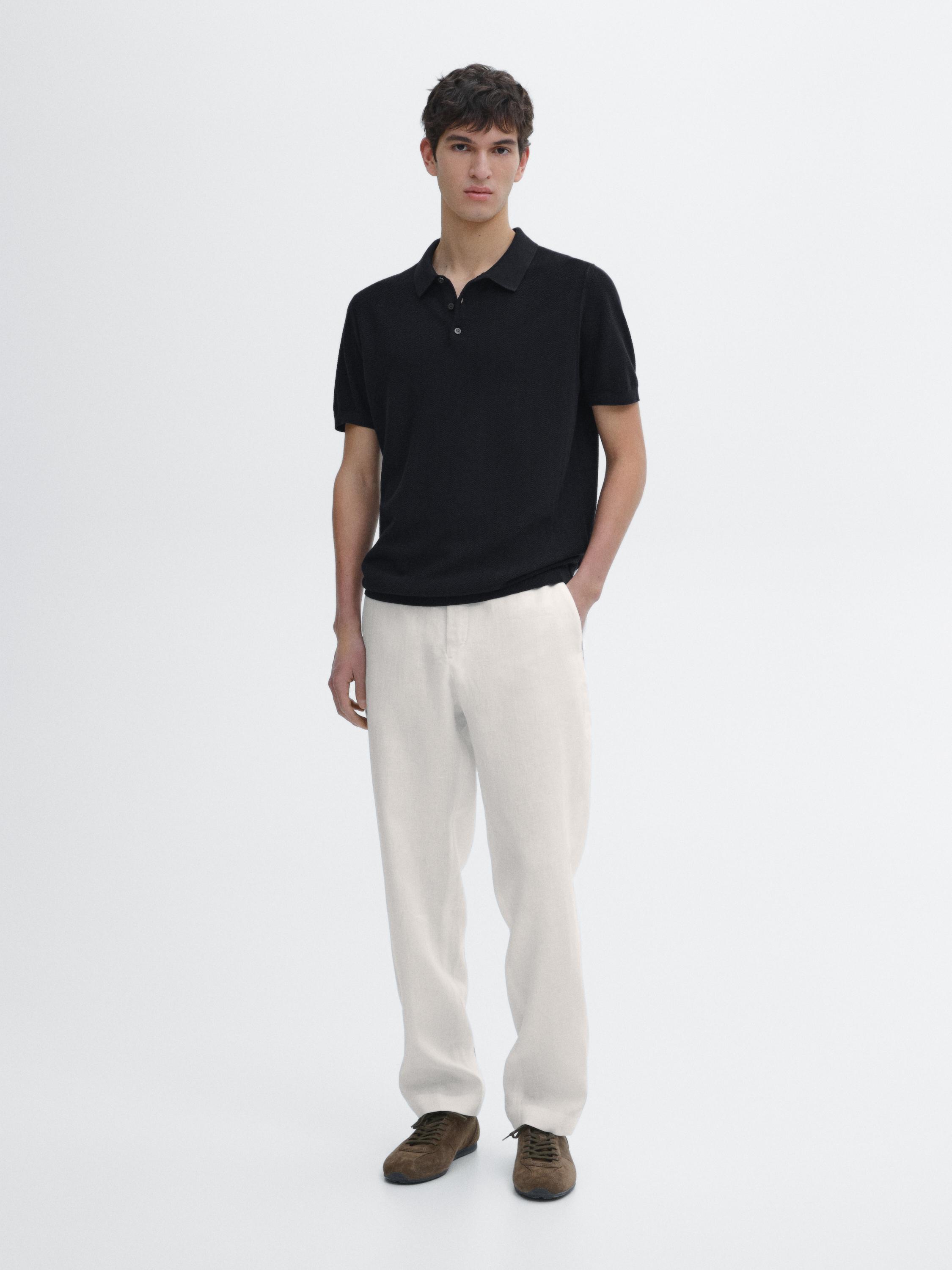 Jersey punto polo espiga algodón