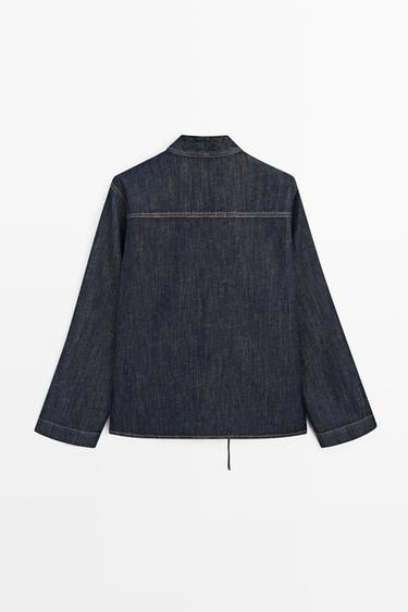 Total look denim overshirt — DARK BLUE 6