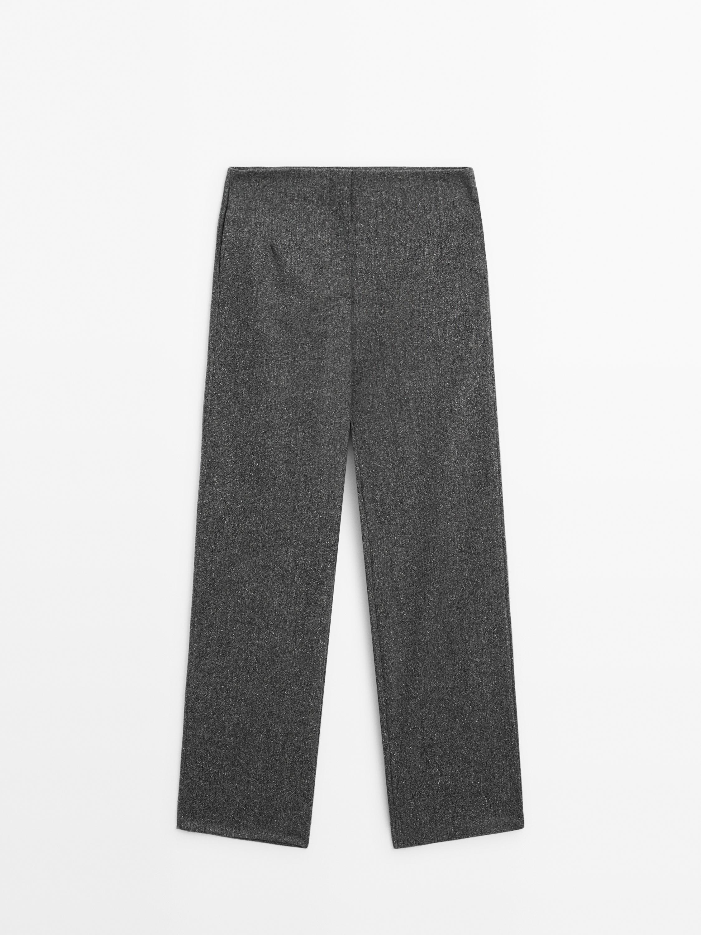 Pantalon straight bottonato