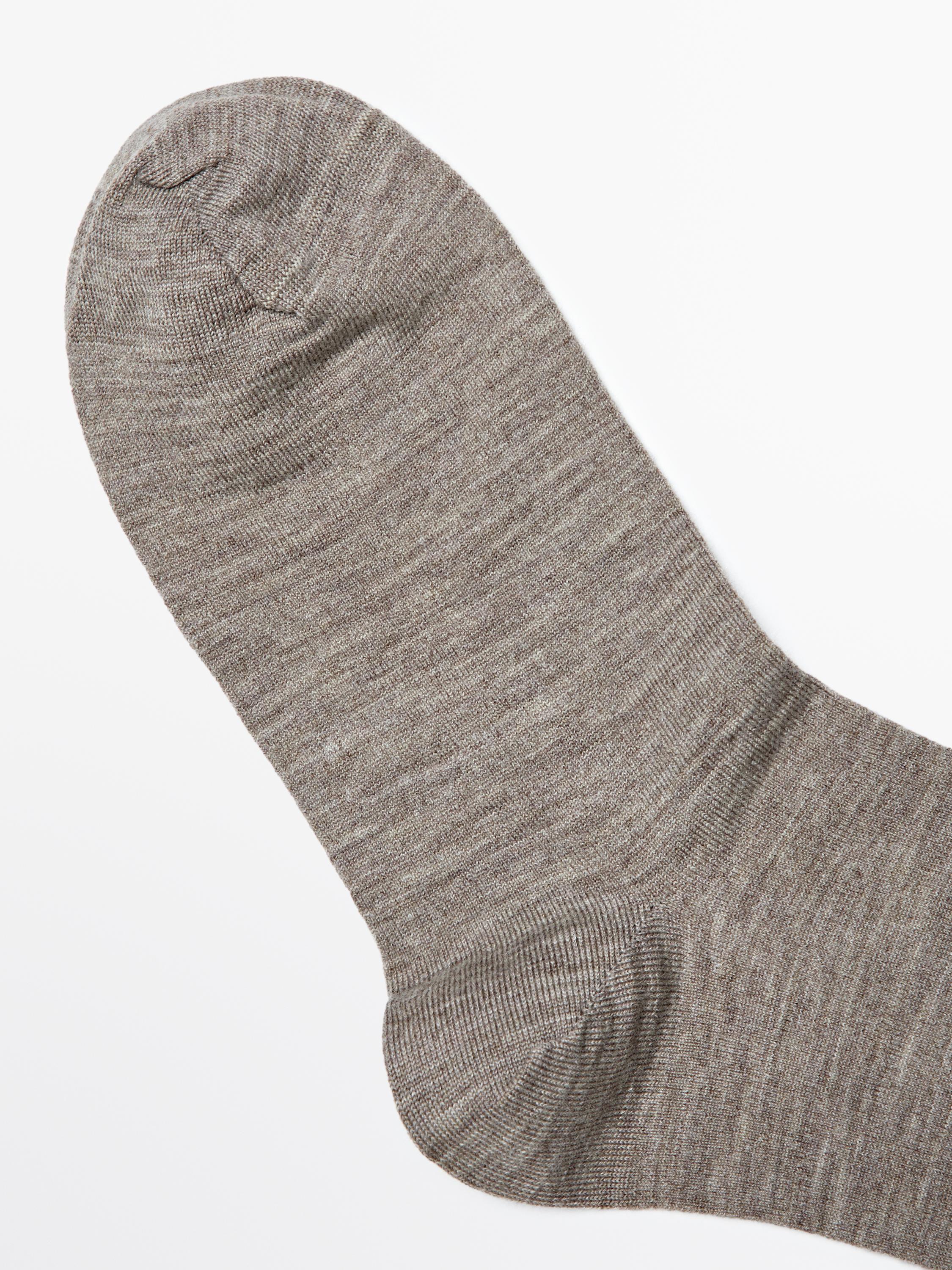 Chaussettes en laine mélangée