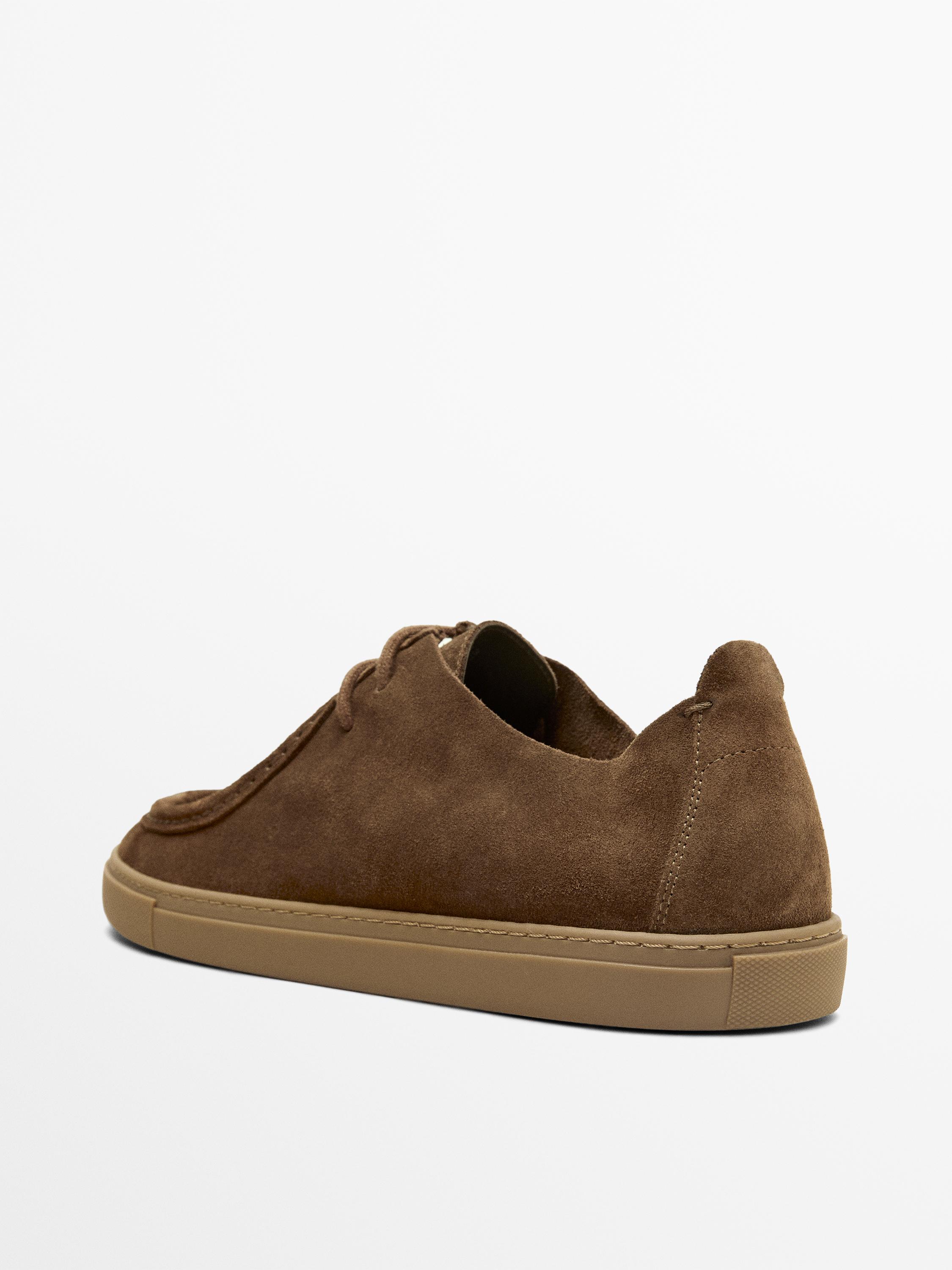 Soft leather moc toe shoes — OCHRE