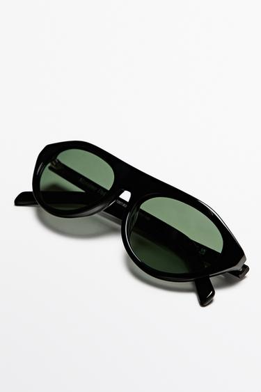 Oval sunglasses — BLACK 4