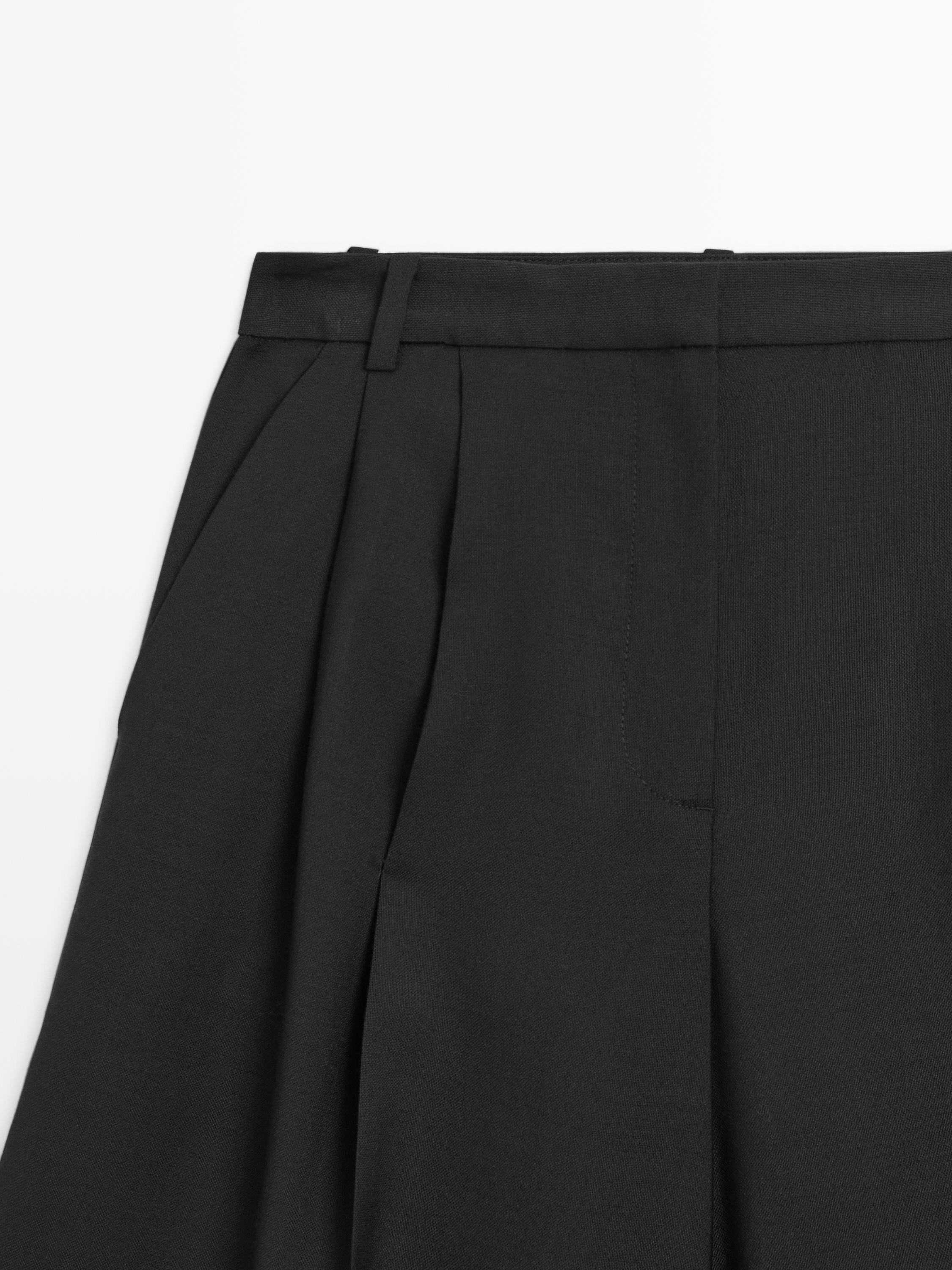 Bermuda larga 100% Lana