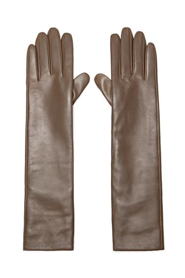 Long nappa leather gloves - LIMITED EDITION — BEIGE 5