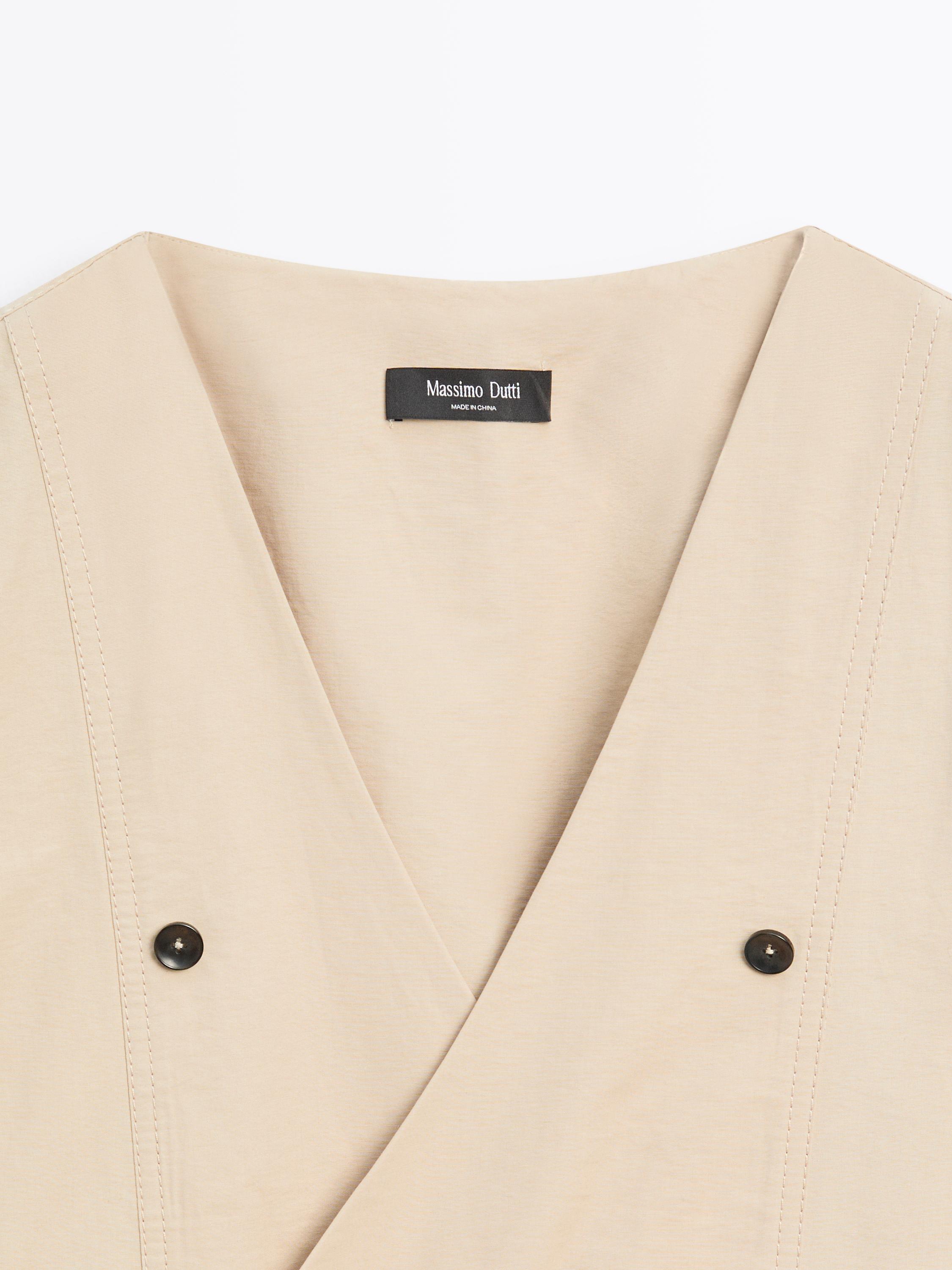Midi trench shirt dress