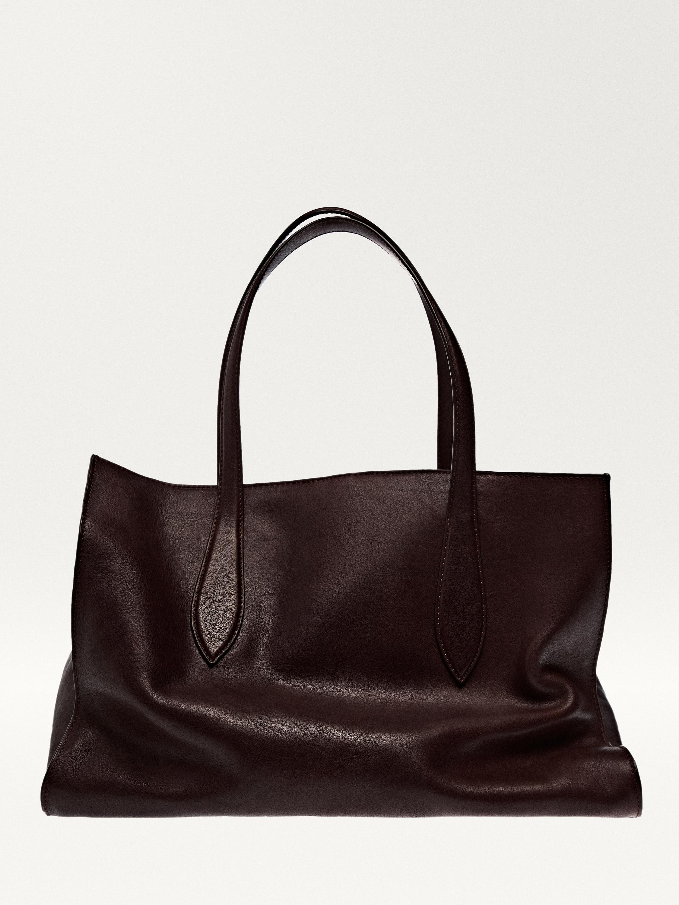 Maxi nappa leather MD ICON tote bag