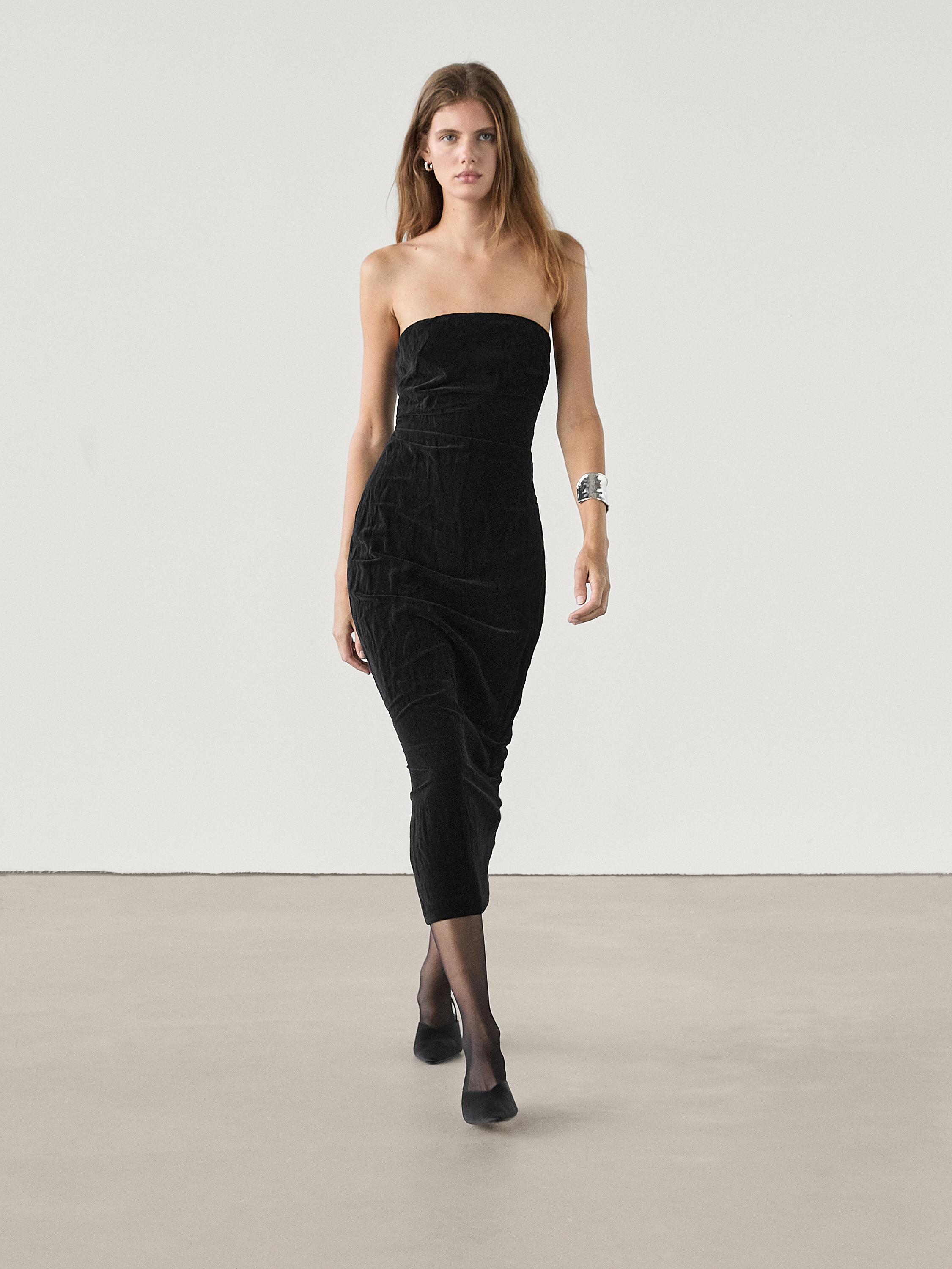 Black dresses for women Massimo Dutti