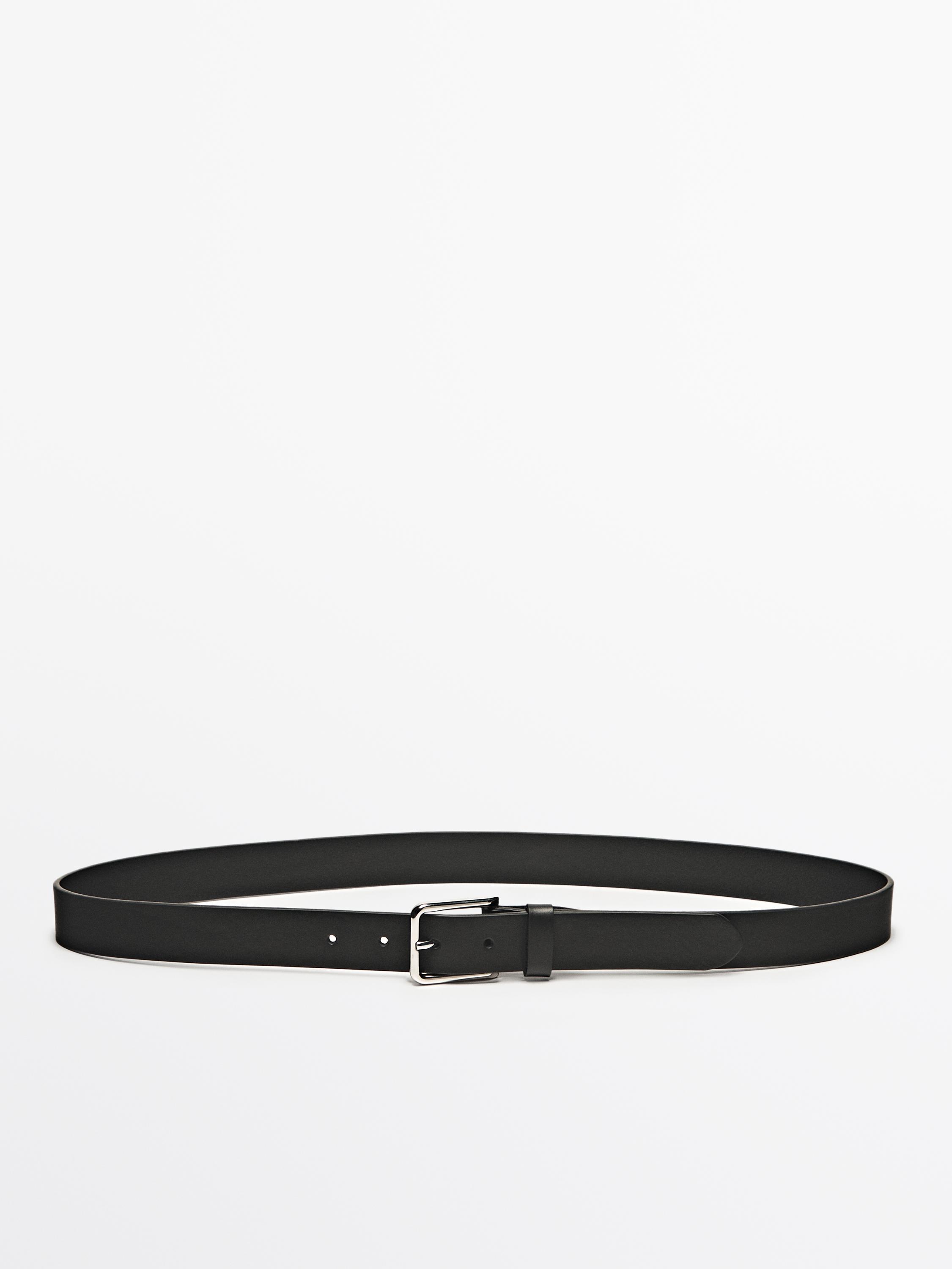 Soft nappa leather belt