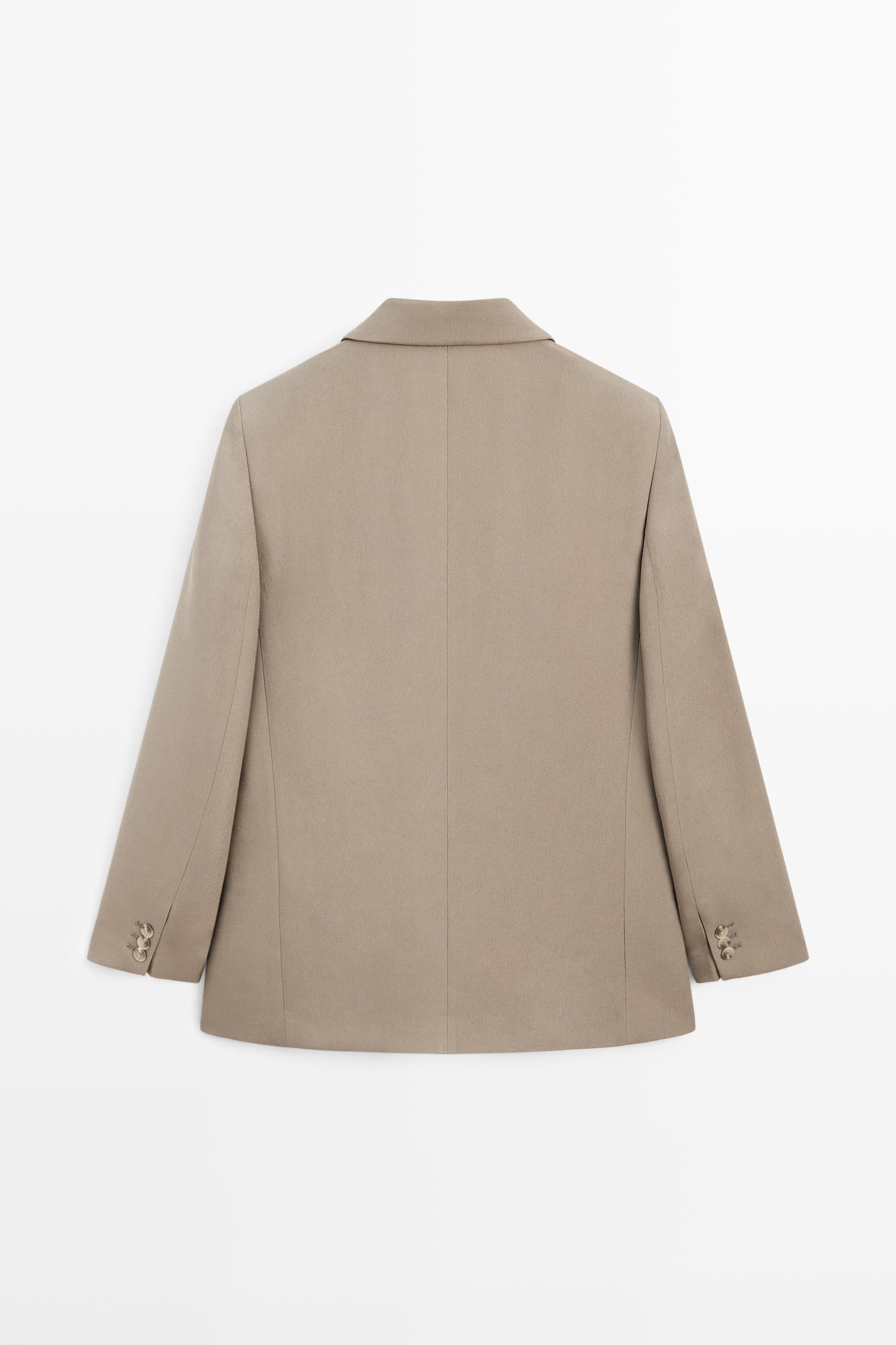 Fluid blazer - STUDIO — STONE