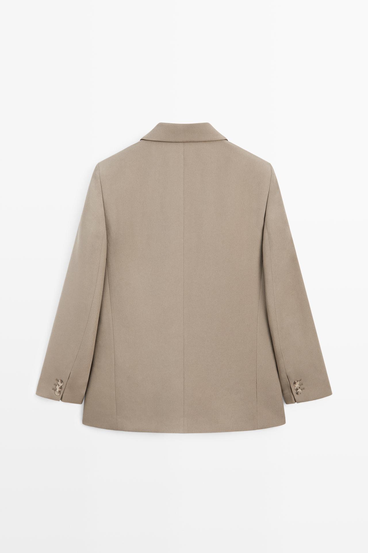 Fluid blazer - STUDIO — STONE