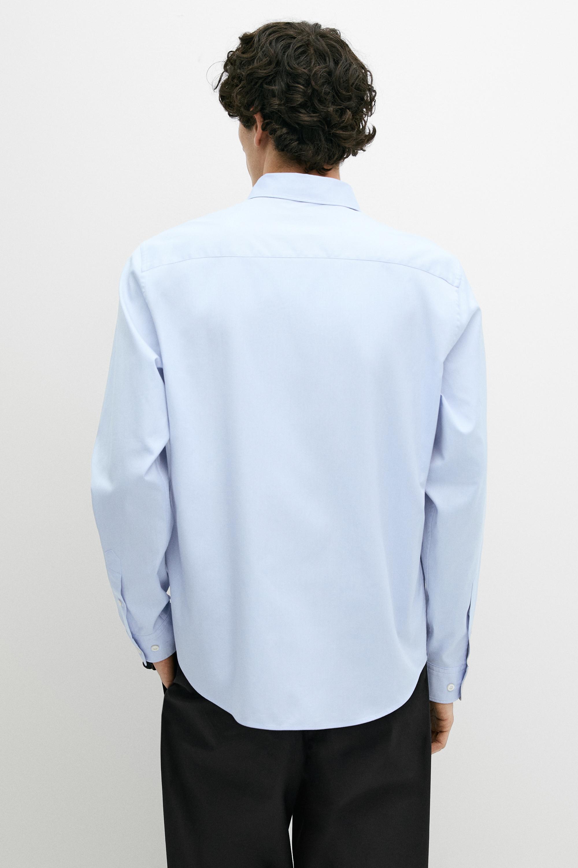 Regular fit Oxford shirt — Sky blue