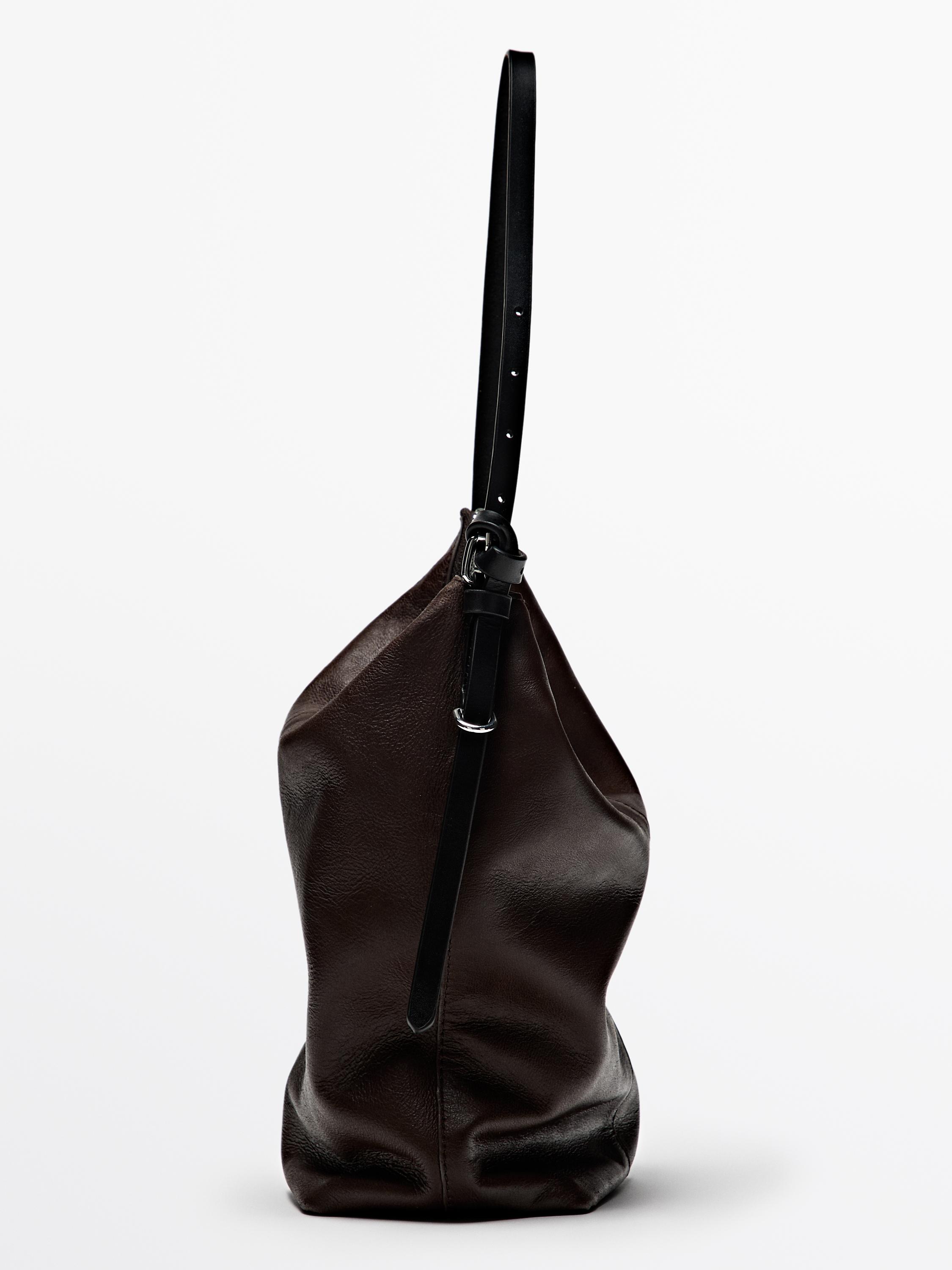 תיק שק בינוני מעור נאפה