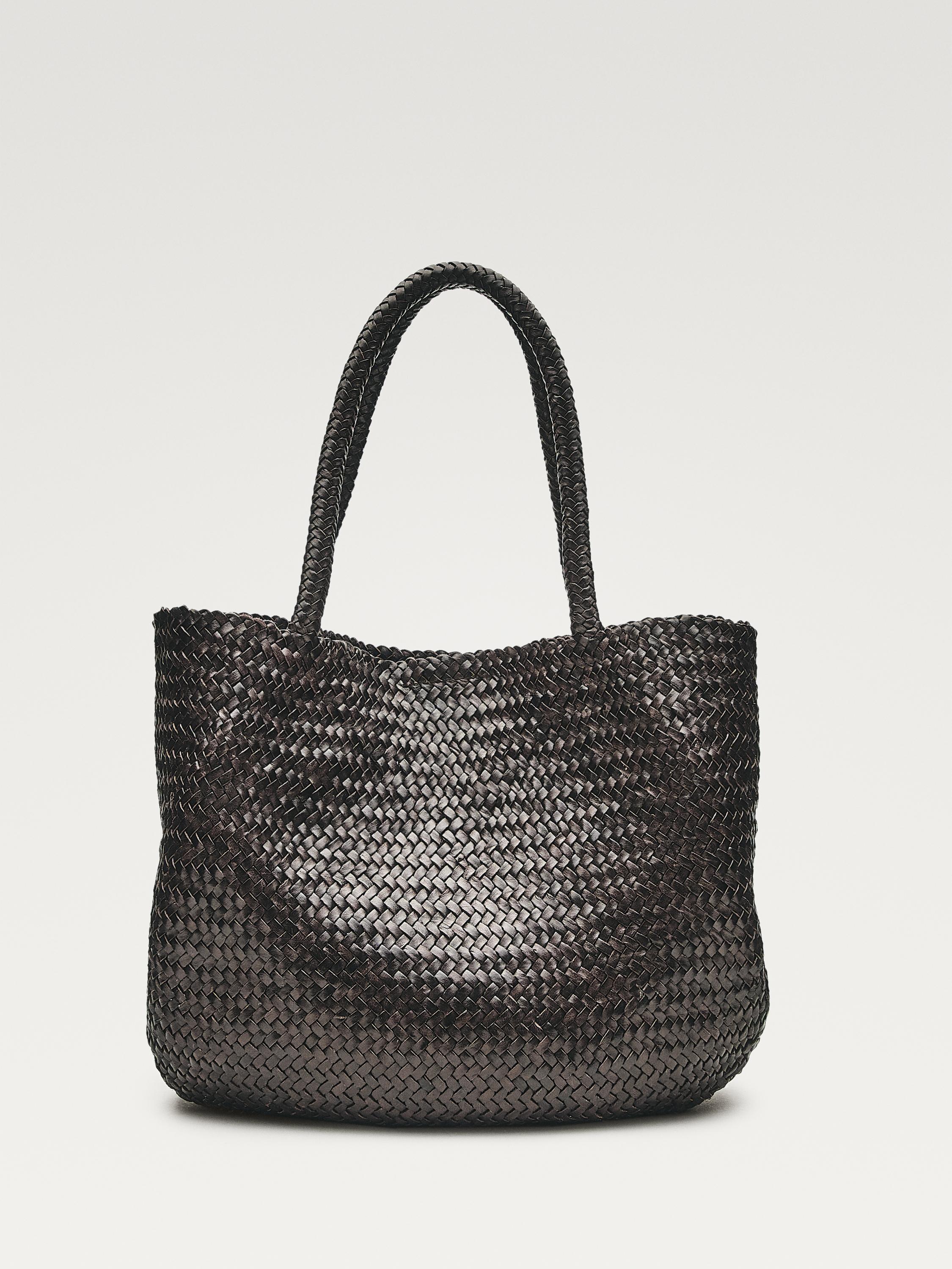 Pletena shopper torba od napa kože