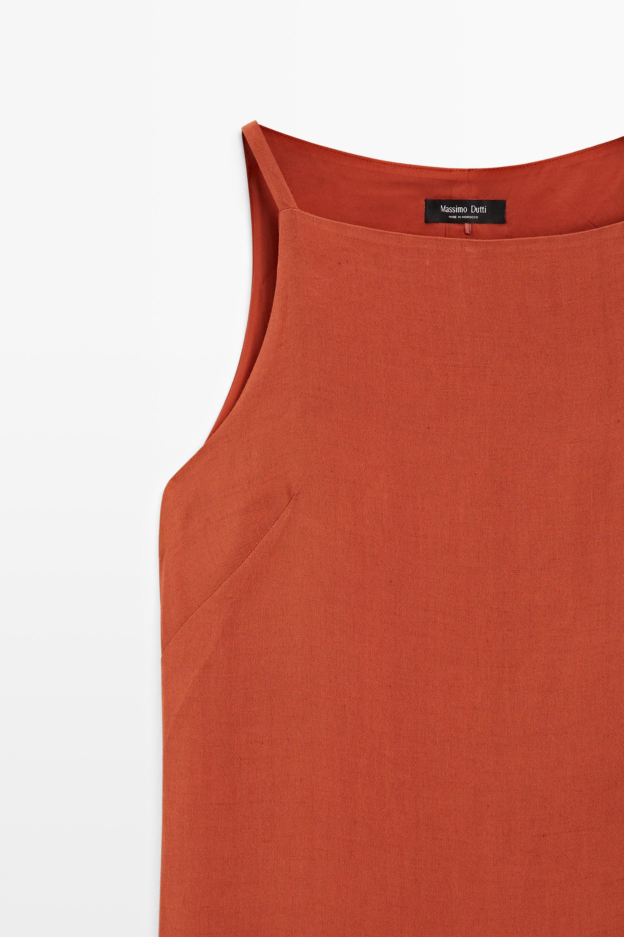 Strappy mini dress — RUSSET