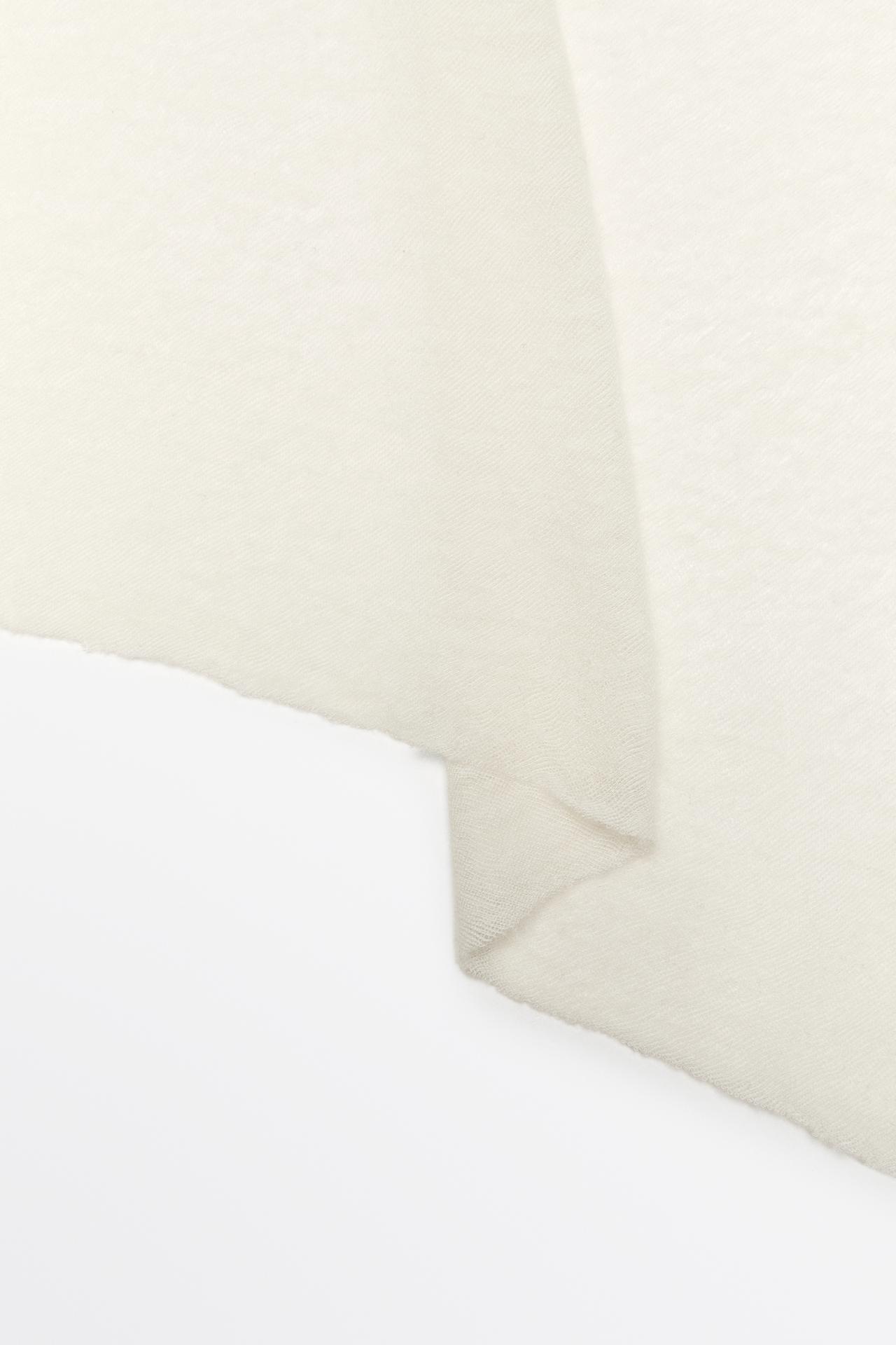 100% Cashmere scarf — CREAM